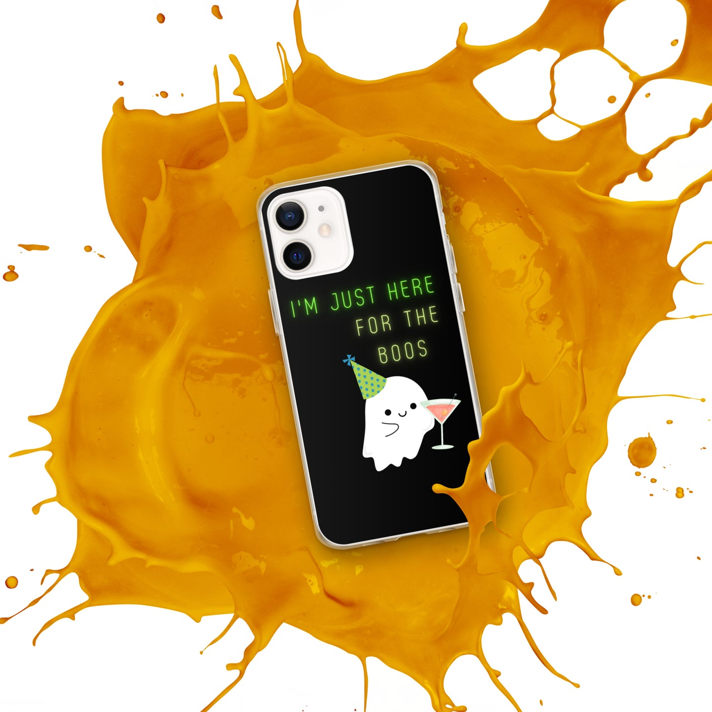 I'm just here for the boos iPhone Case