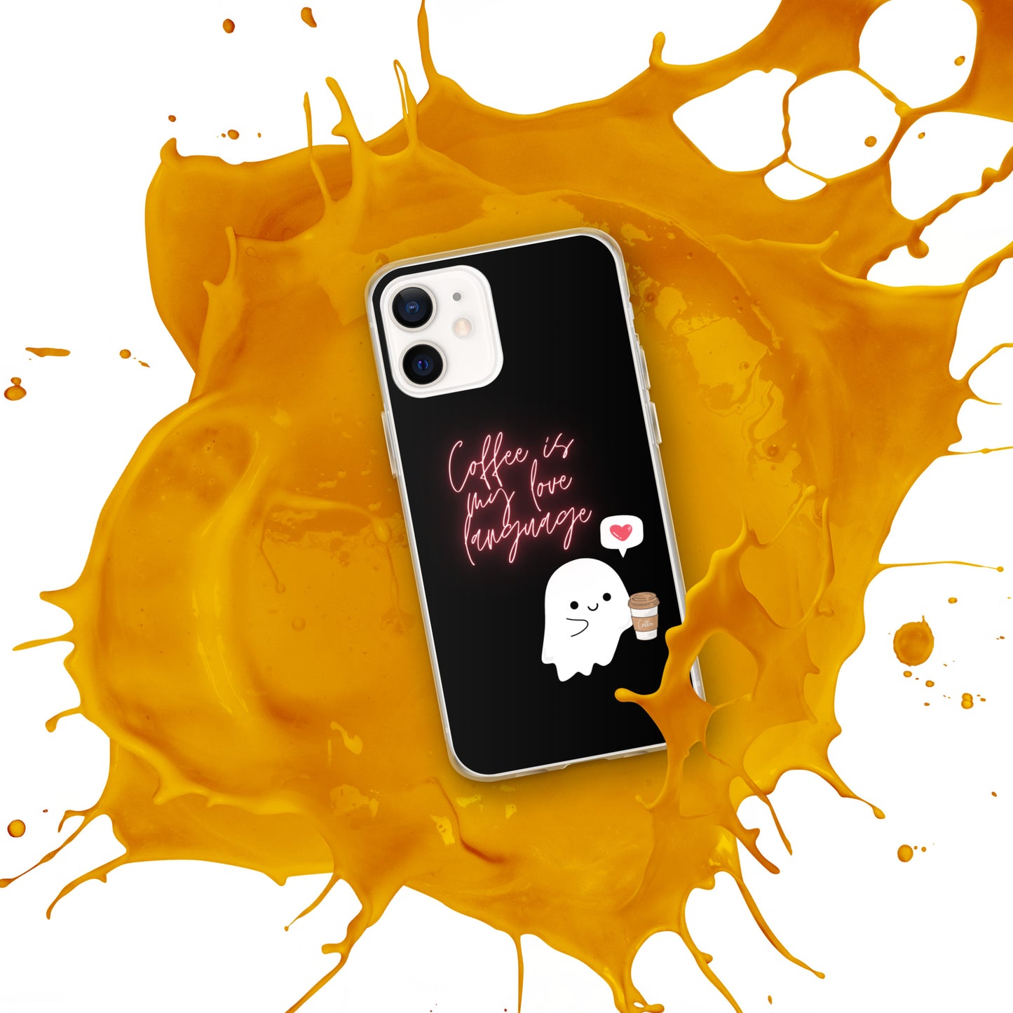 Coffee is my love language iPhone Case