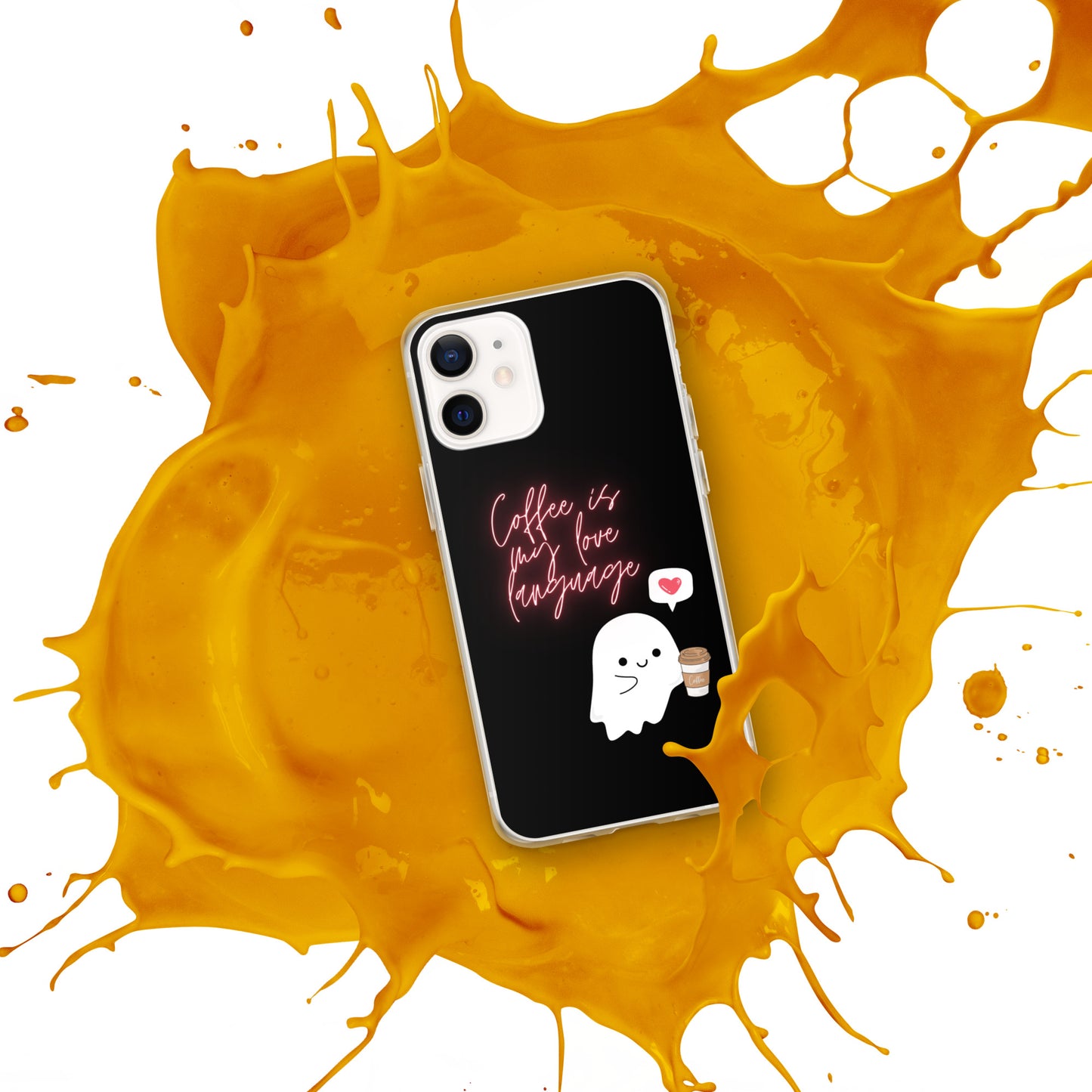 Coffee is my love language iPhone Case