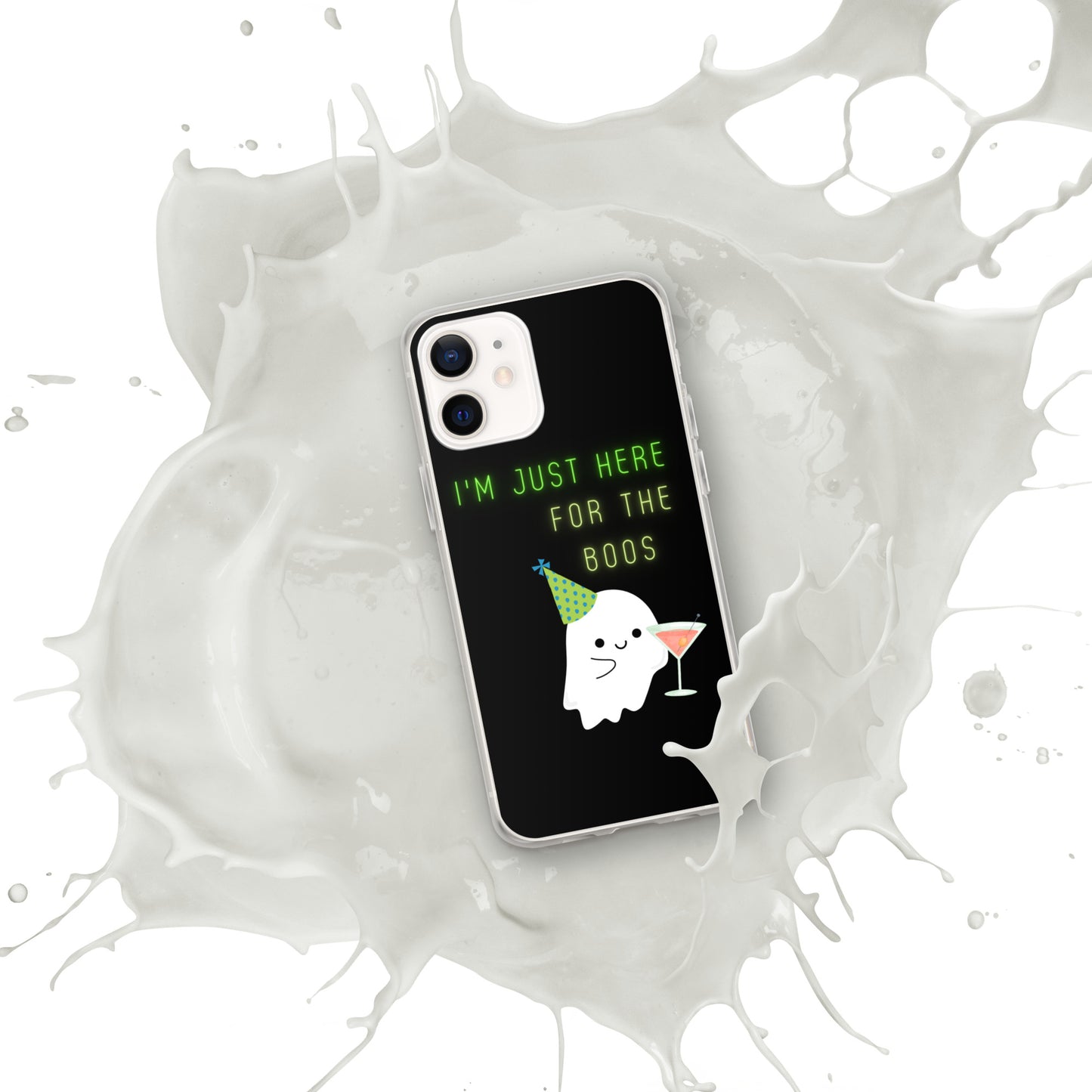 I'm just here for the boos iPhone Case