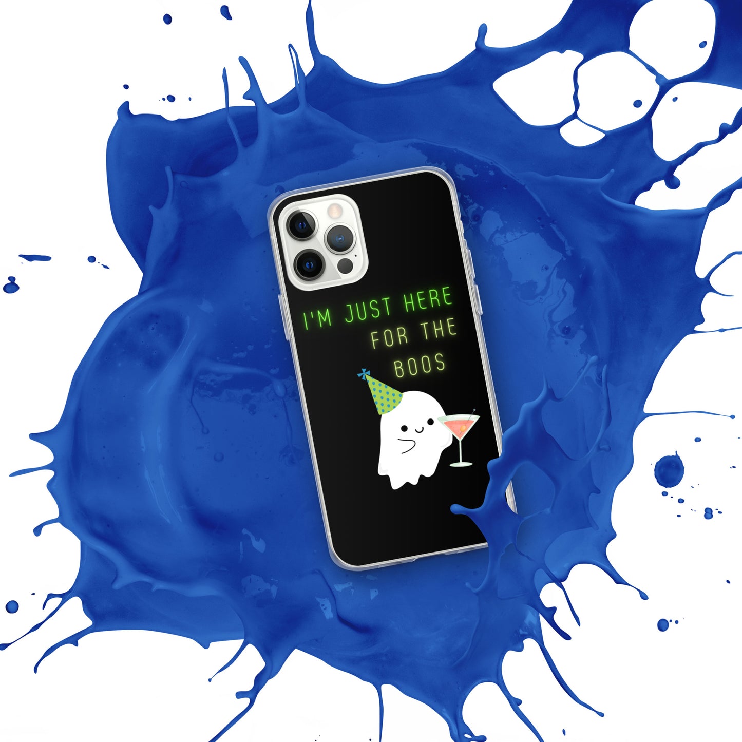 I'm just here for the boos iPhone Case