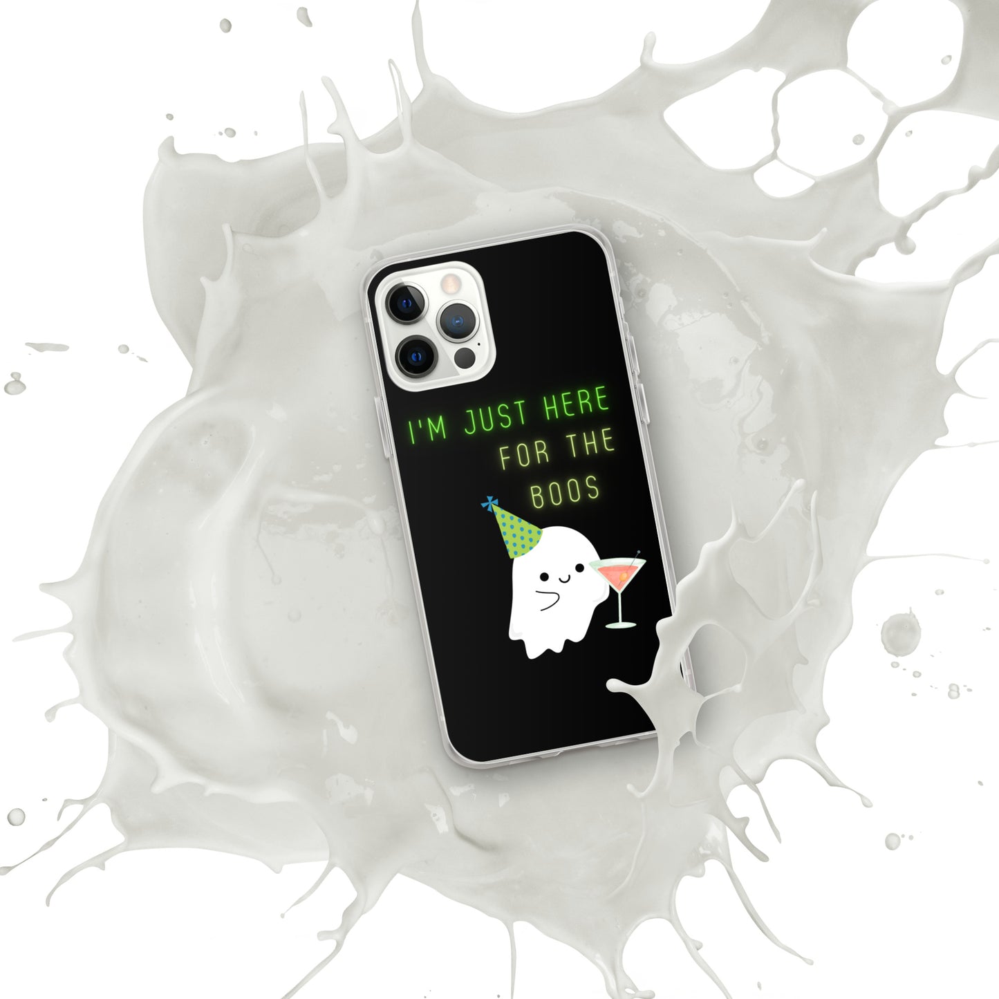 I'm just here for the boos iPhone Case