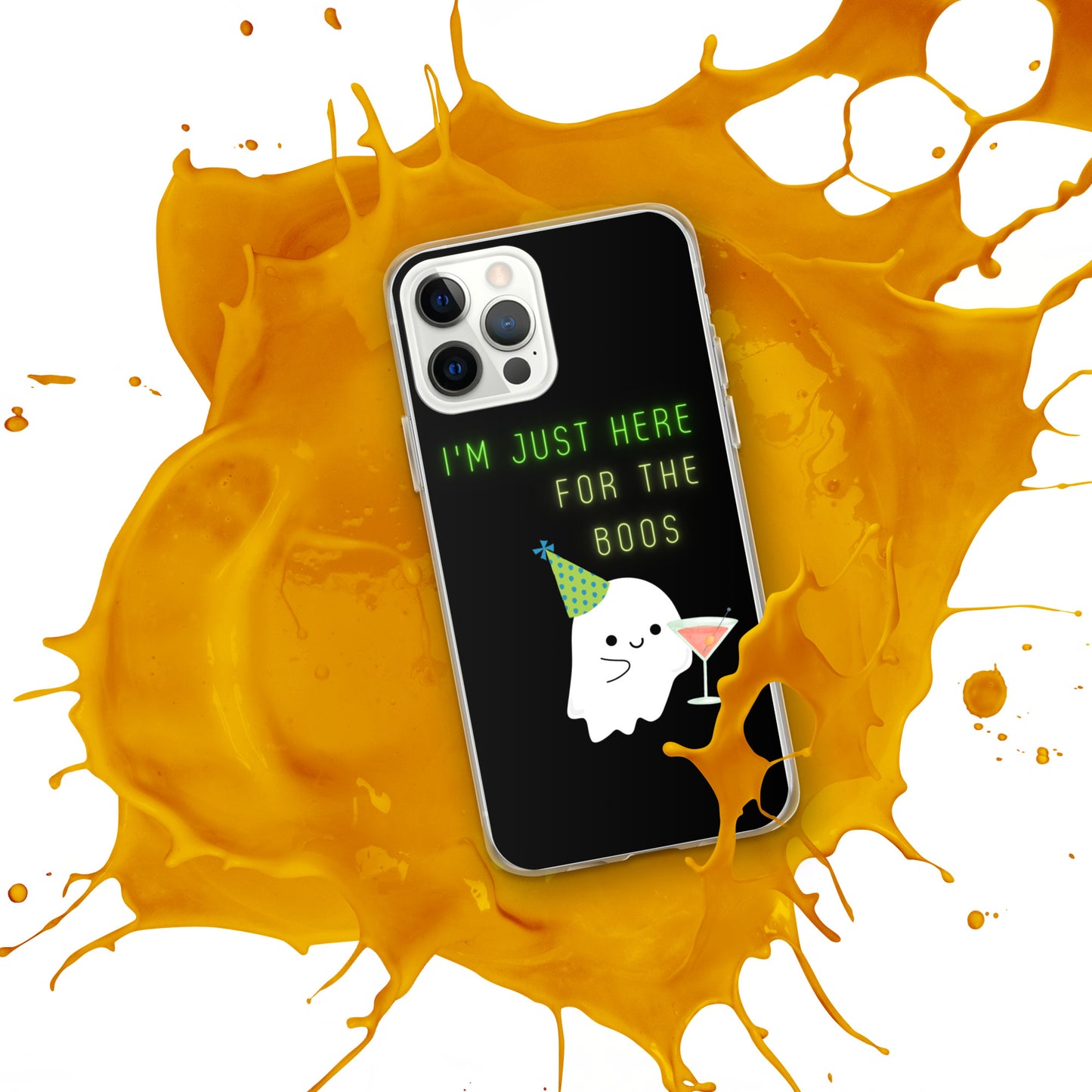 I'm just here for the boos iPhone Case