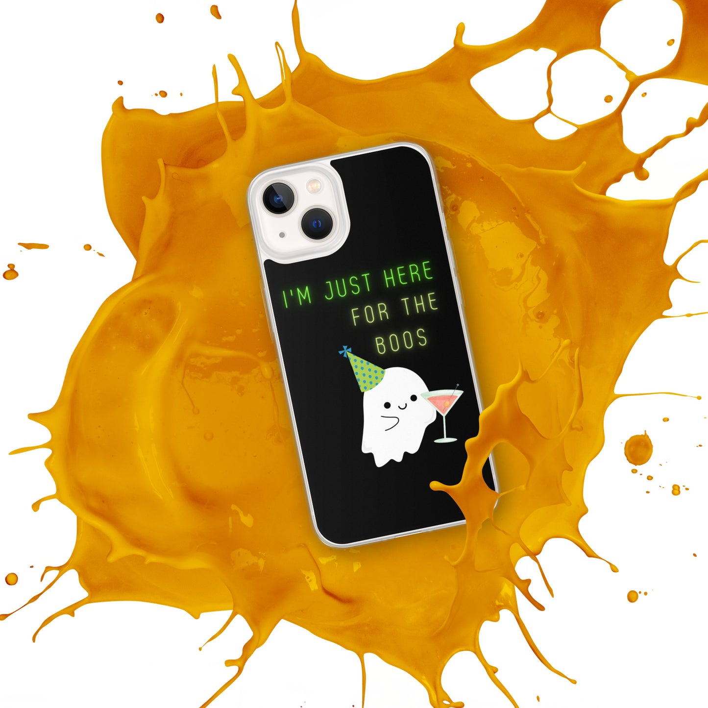 I'm just here for the boos iPhone Case