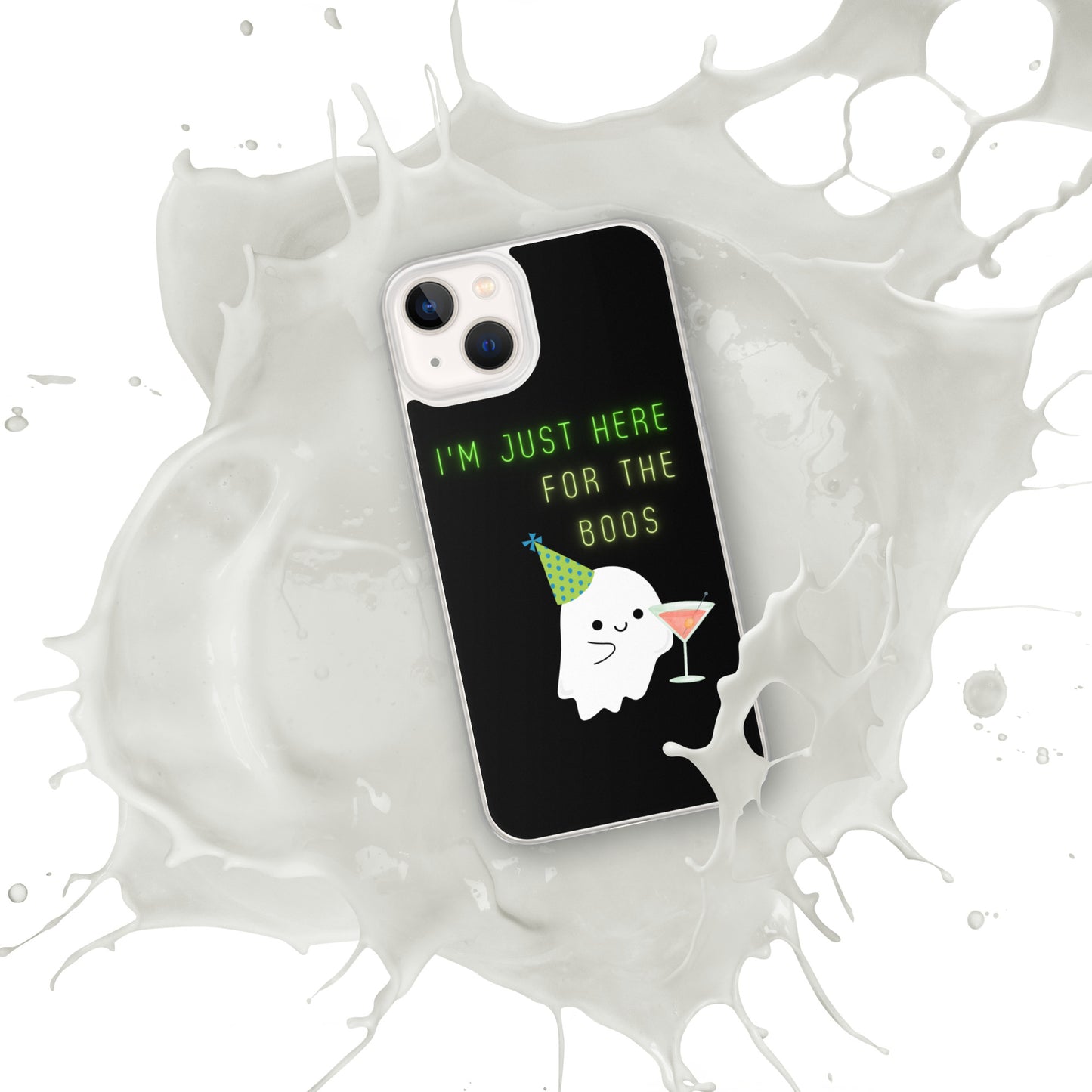 I'm just here for the boos iPhone Case