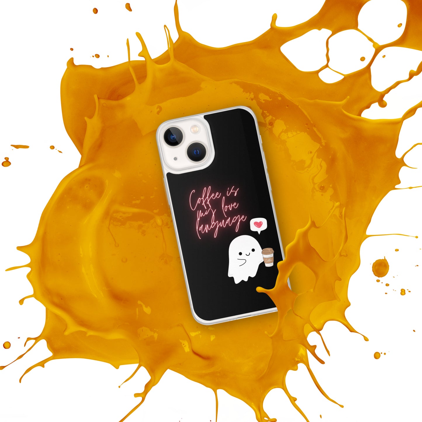 Coffee is my love language iPhone Case