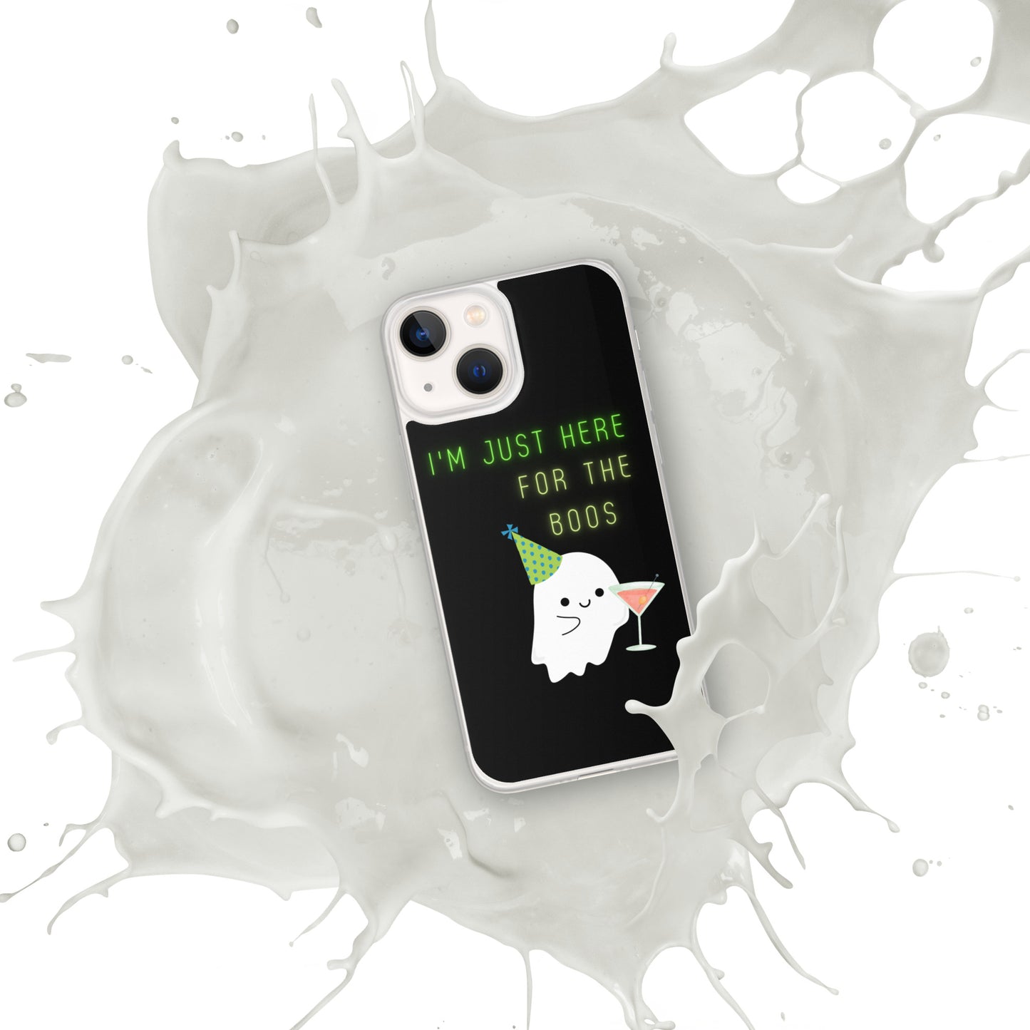 I'm just here for the boos iPhone Case