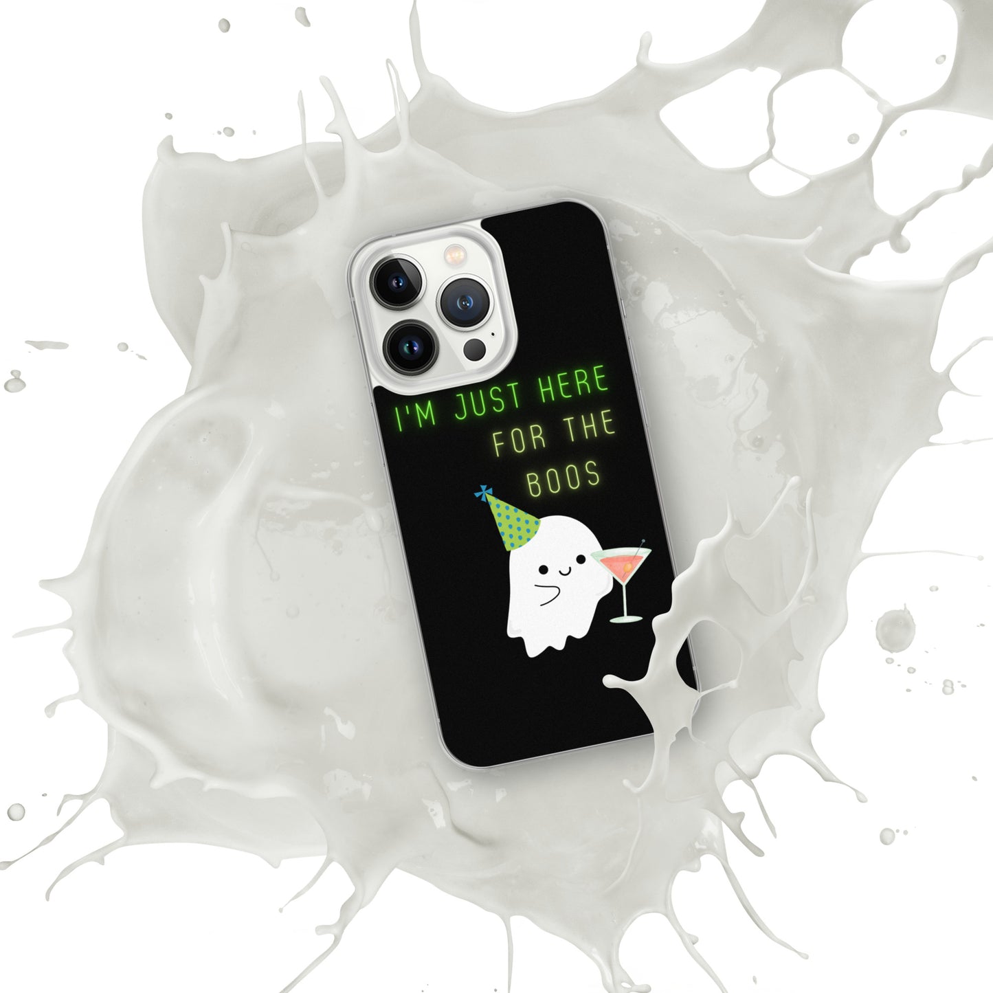 I'm just here for the boos iPhone Case