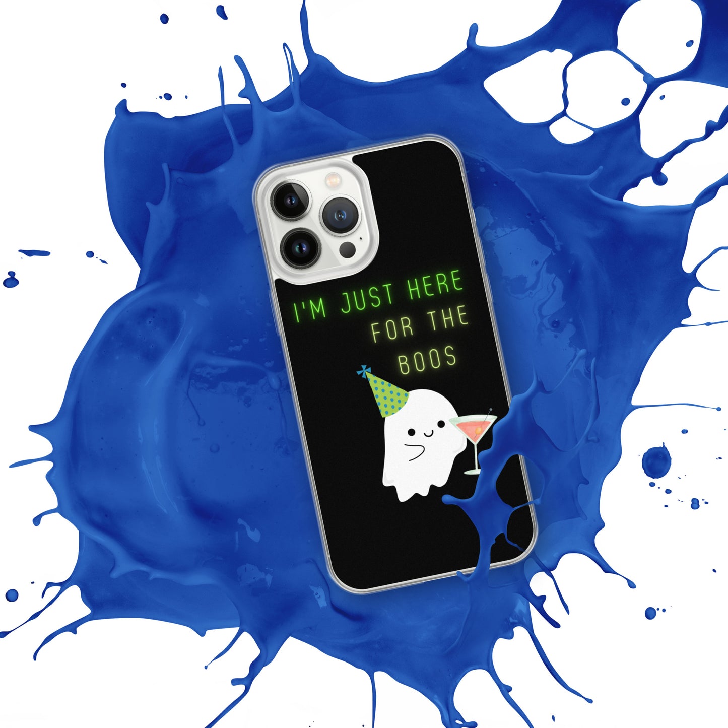 I'm just here for the boos iPhone Case