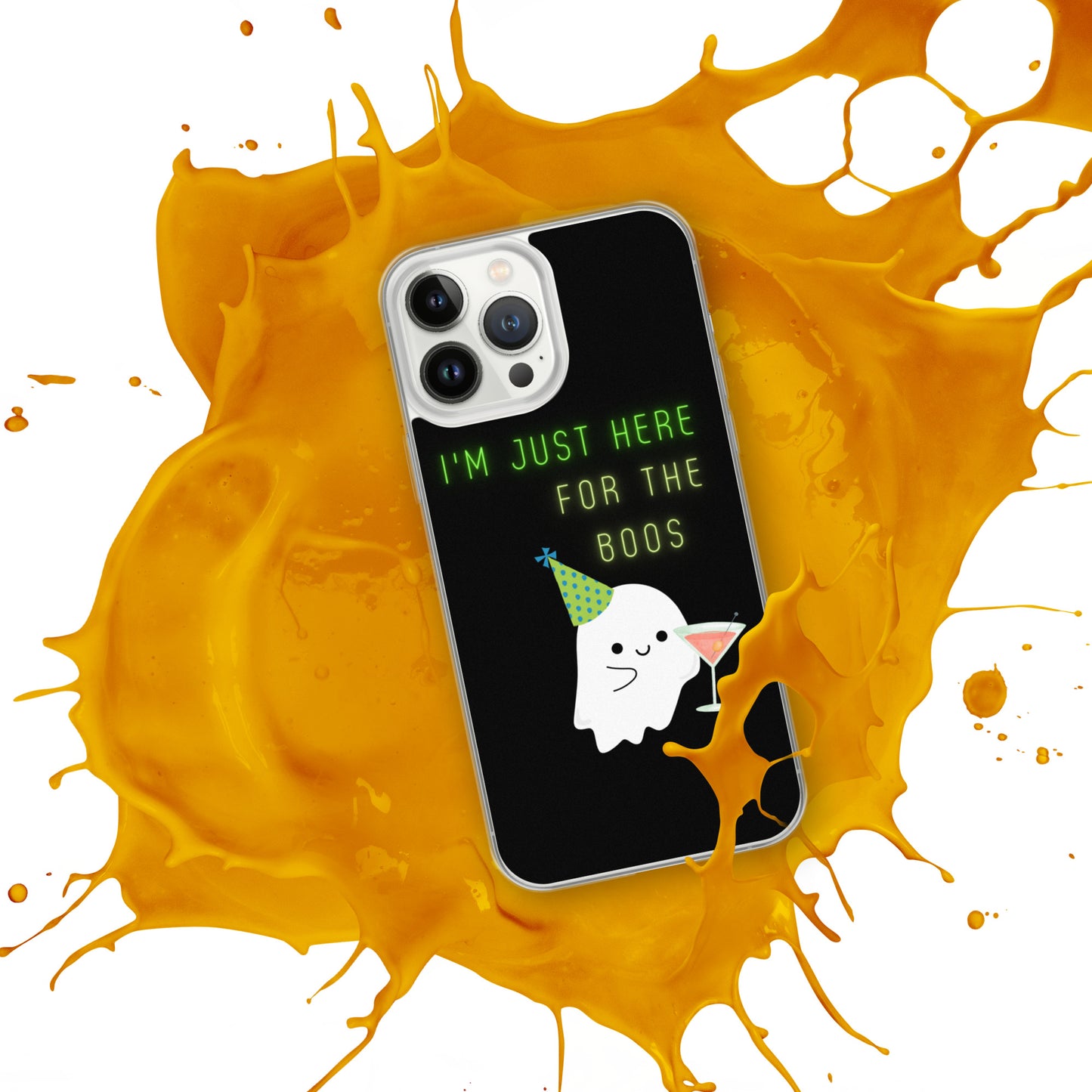 I'm just here for the boos iPhone Case