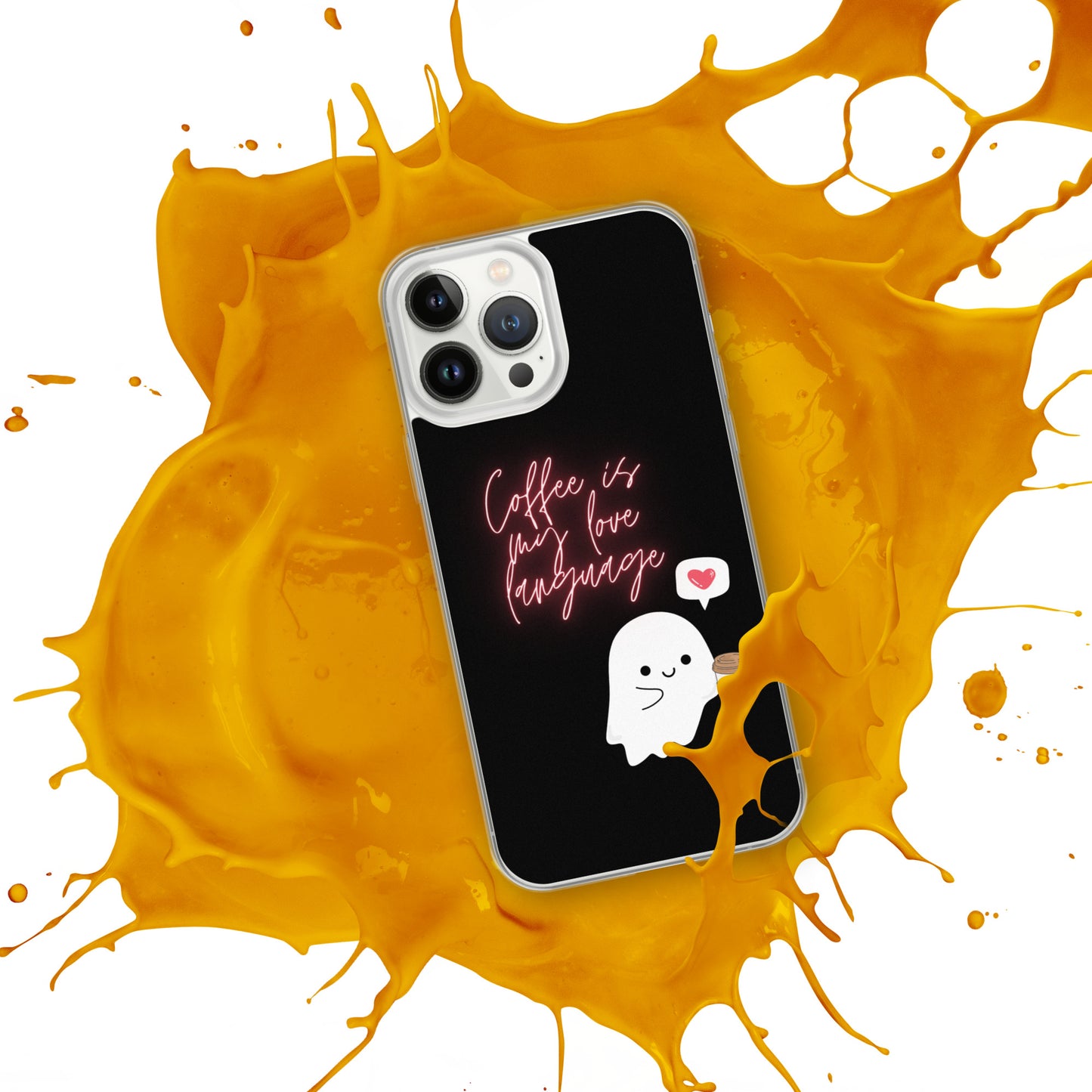 Coffee is my love language iPhone Case