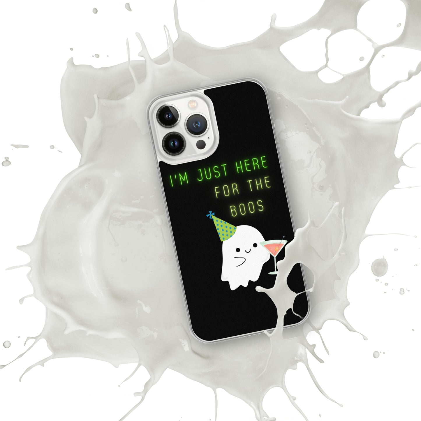 I'm just here for the boos iPhone Case