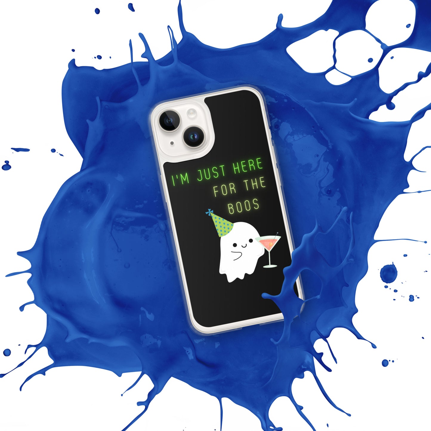 I'm just here for the boos iPhone Case