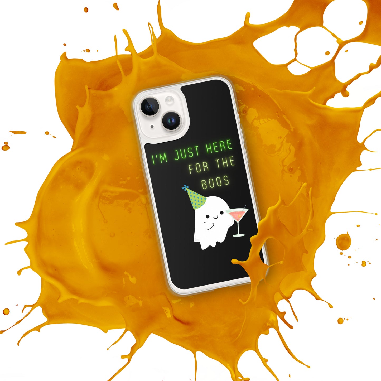 I'm just here for the boos iPhone Case