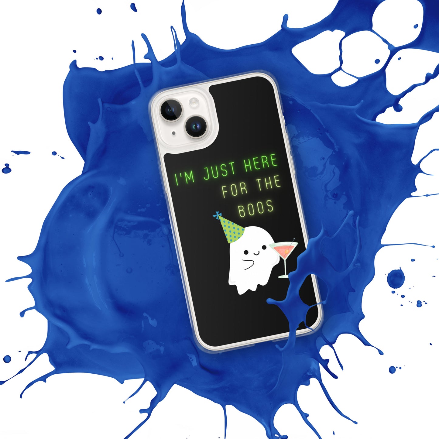 I'm just here for the boos iPhone Case