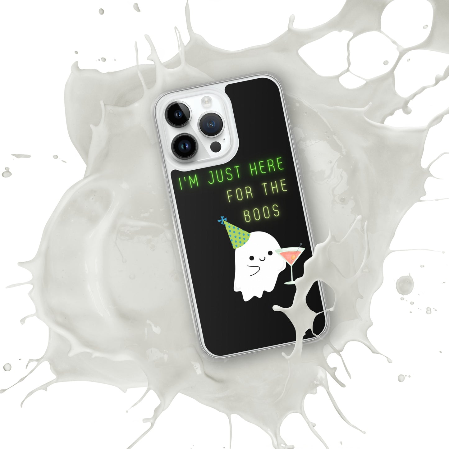 I'm just here for the boos iPhone Case