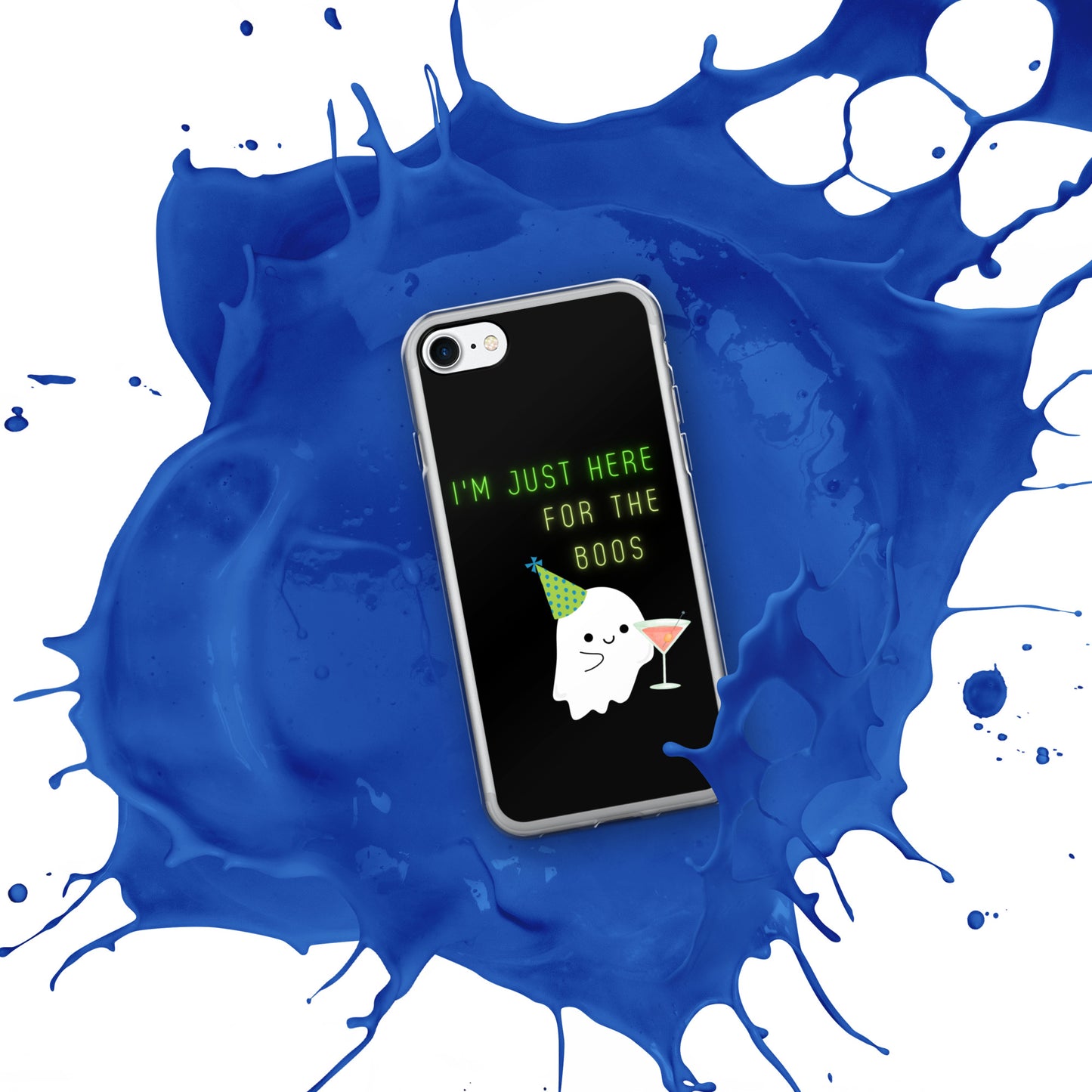 I'm just here for the boos iPhone Case