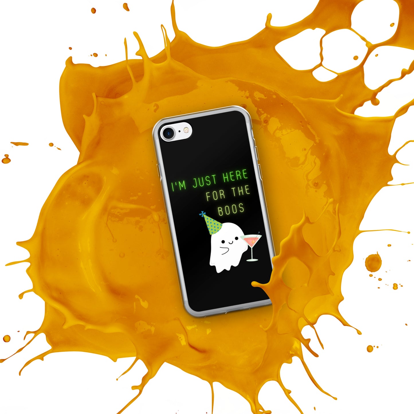 I'm just here for the boos iPhone Case