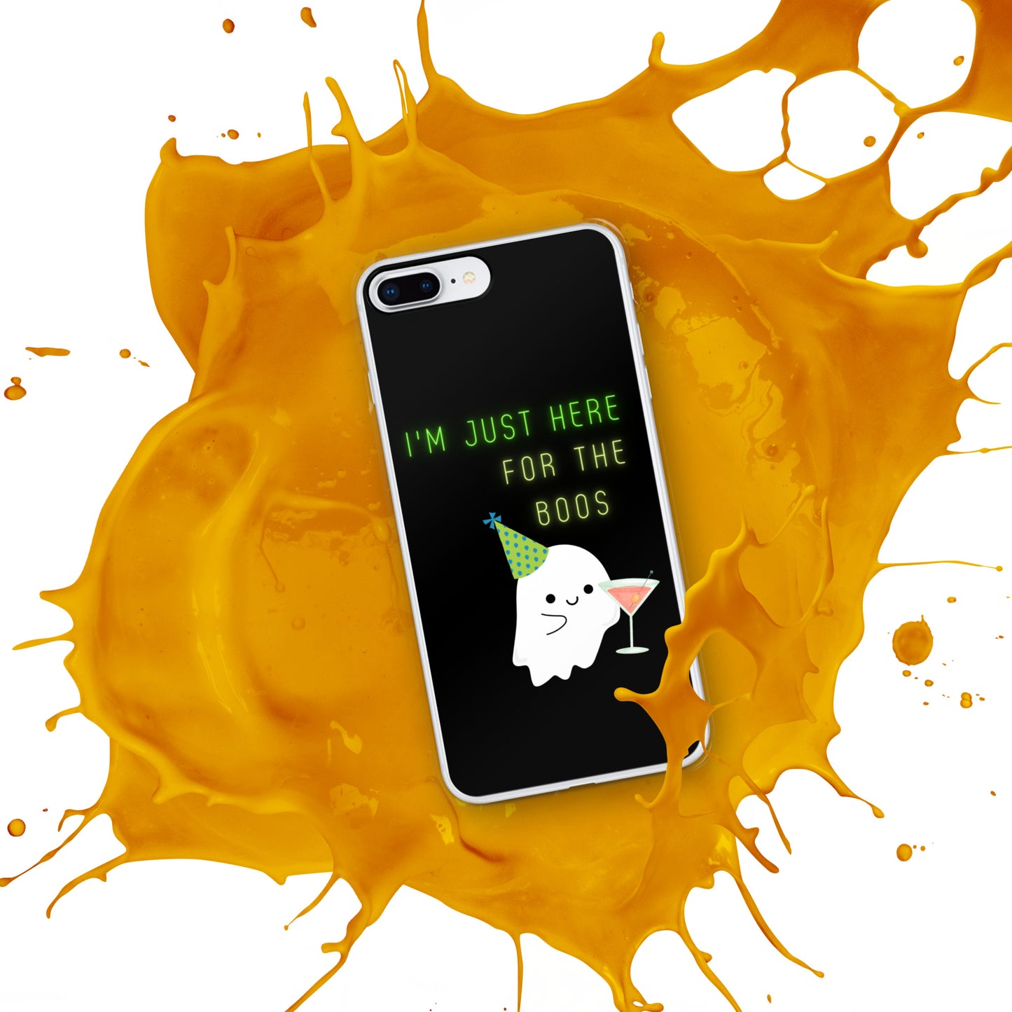 I'm just here for the boos iPhone Case