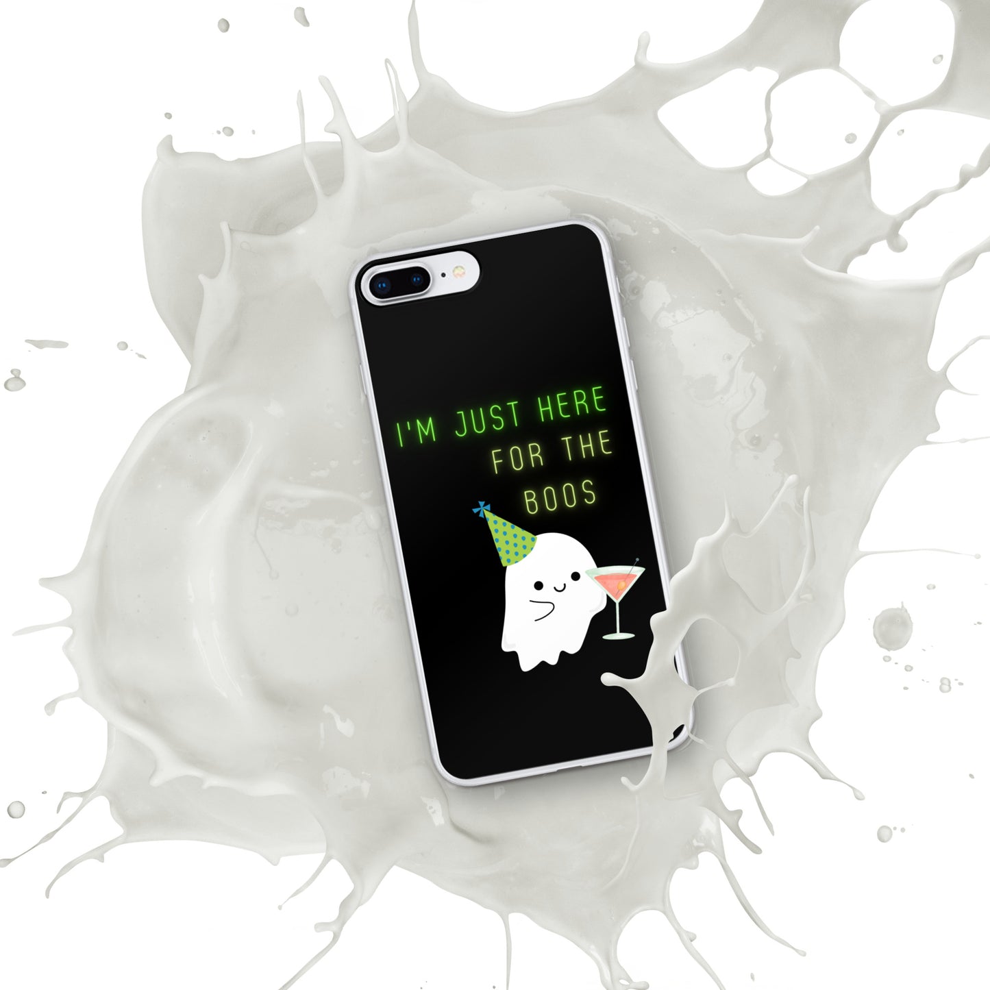 I'm just here for the boos iPhone Case