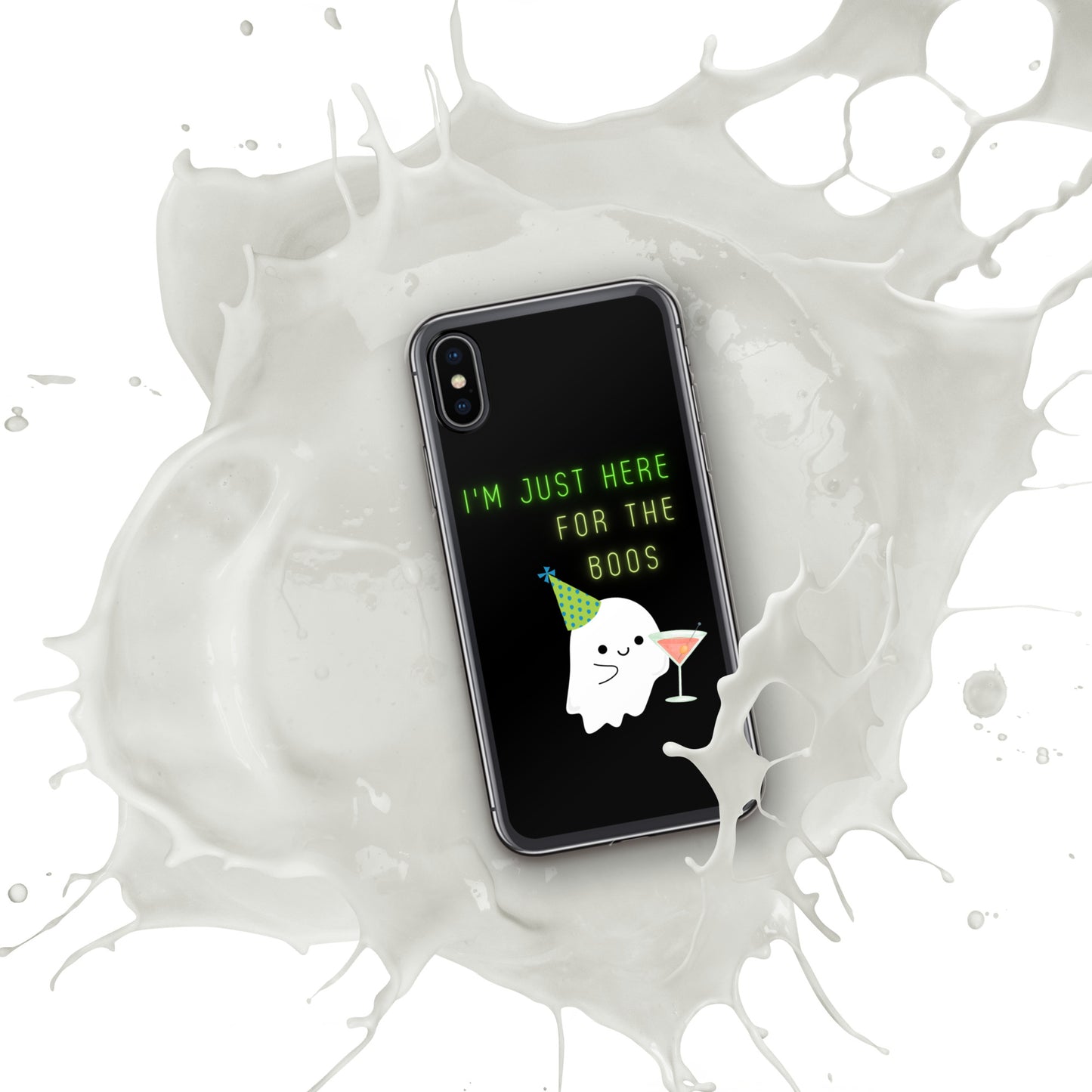 I'm just here for the boos iPhone Case