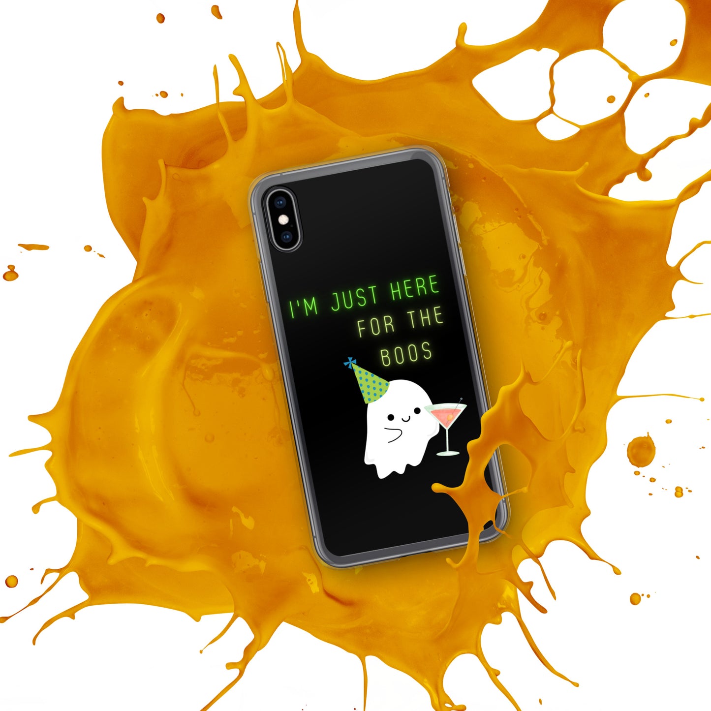 I'm just here for the boos iPhone Case