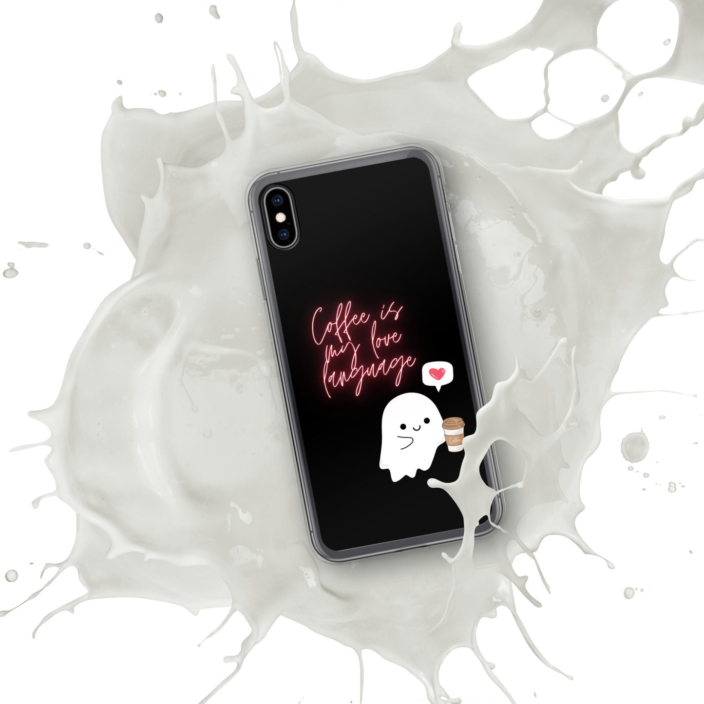 Coffee is my love language iPhone Case