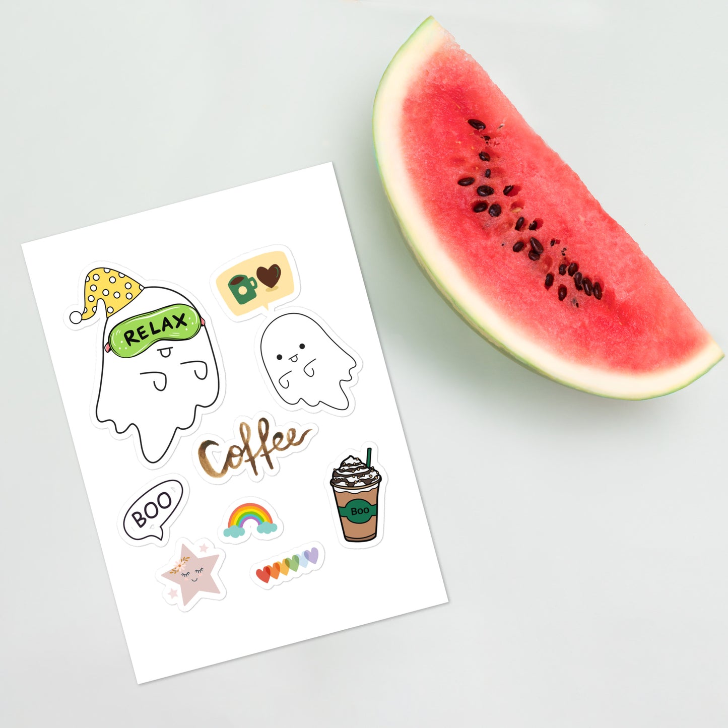 Coffee First Sticker sheet