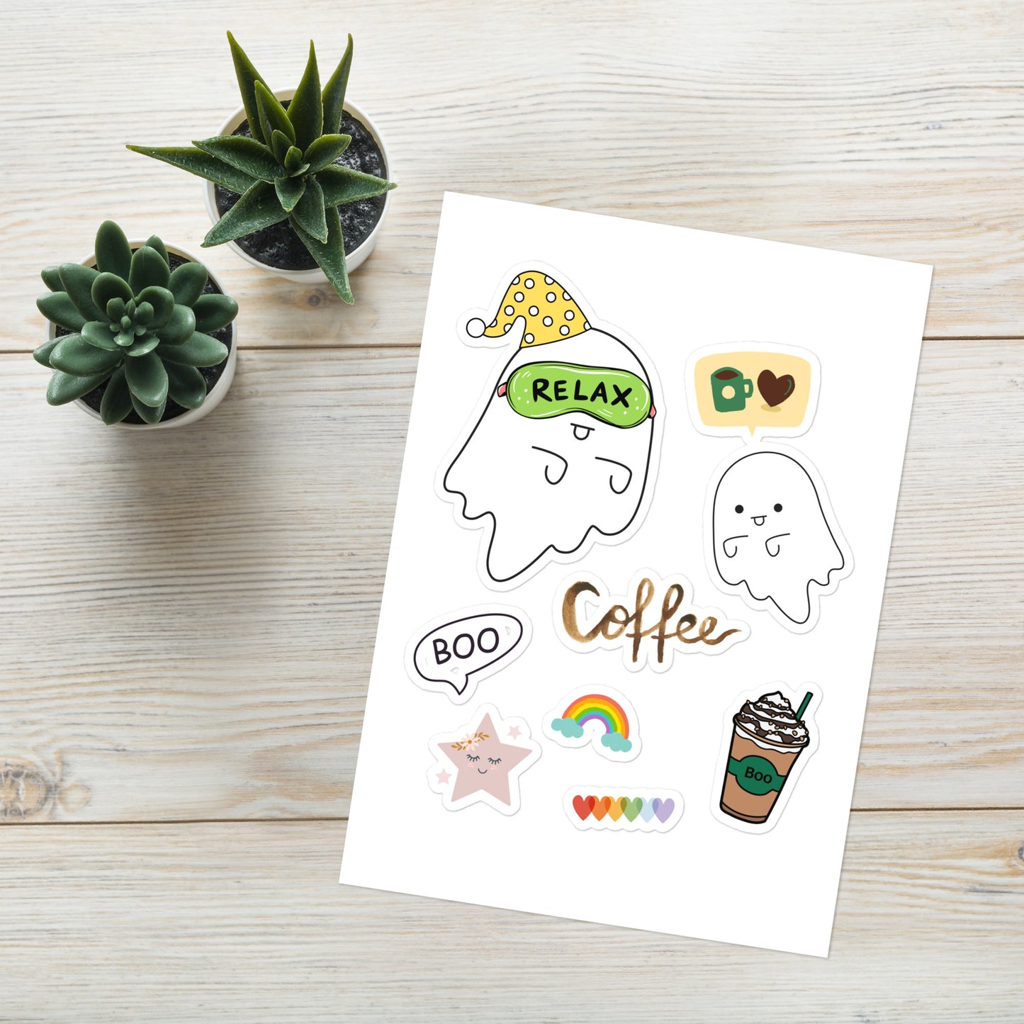 Coffee First Sticker sheet