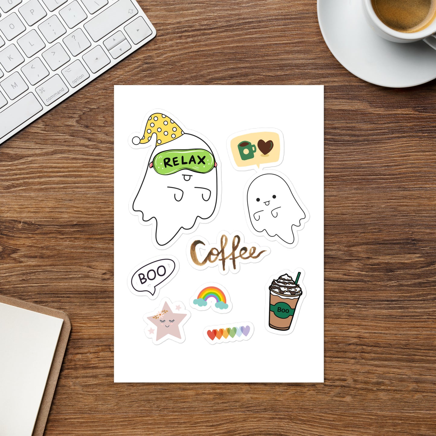 Coffee First Sticker sheet