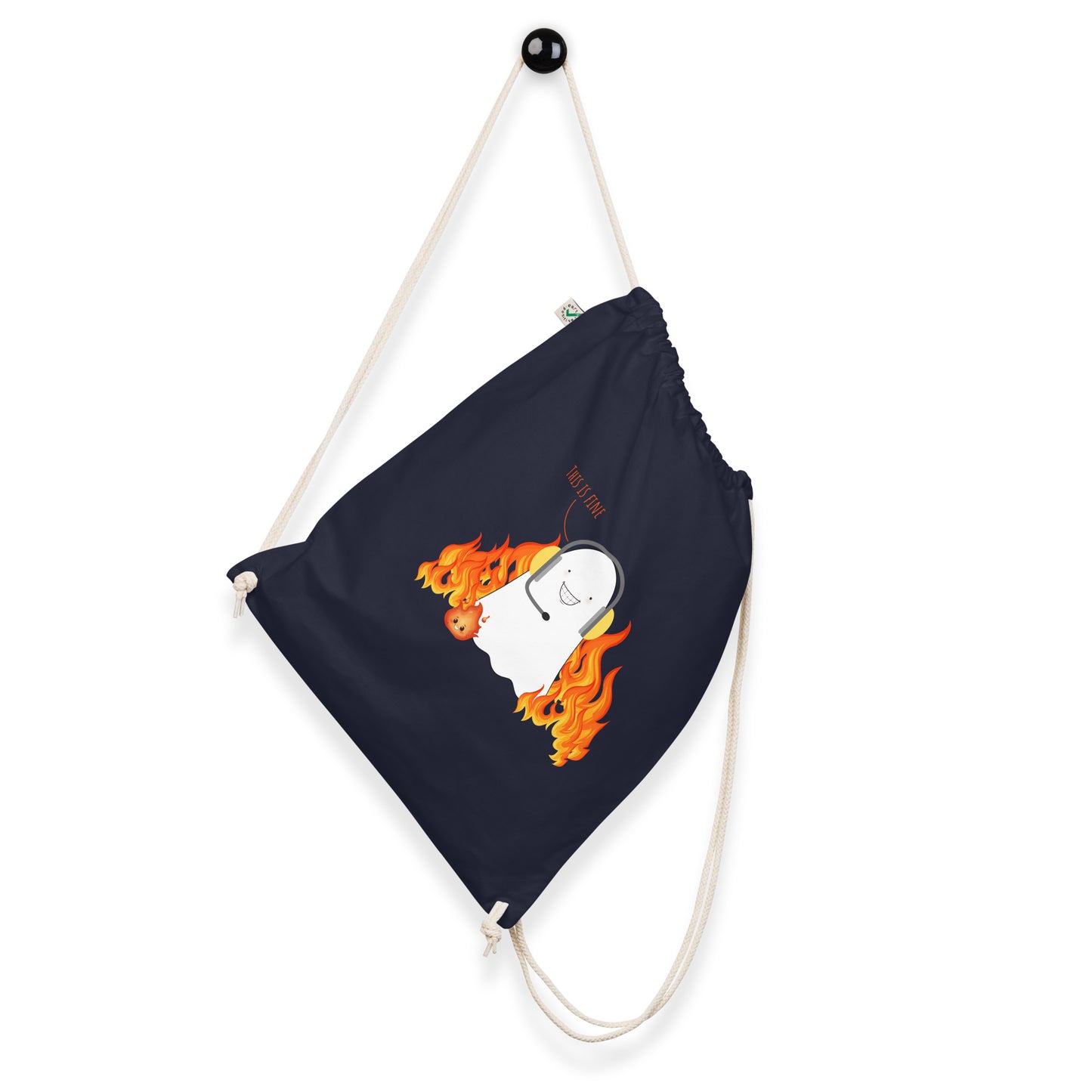 This is fine Organic cotton drawstring bag