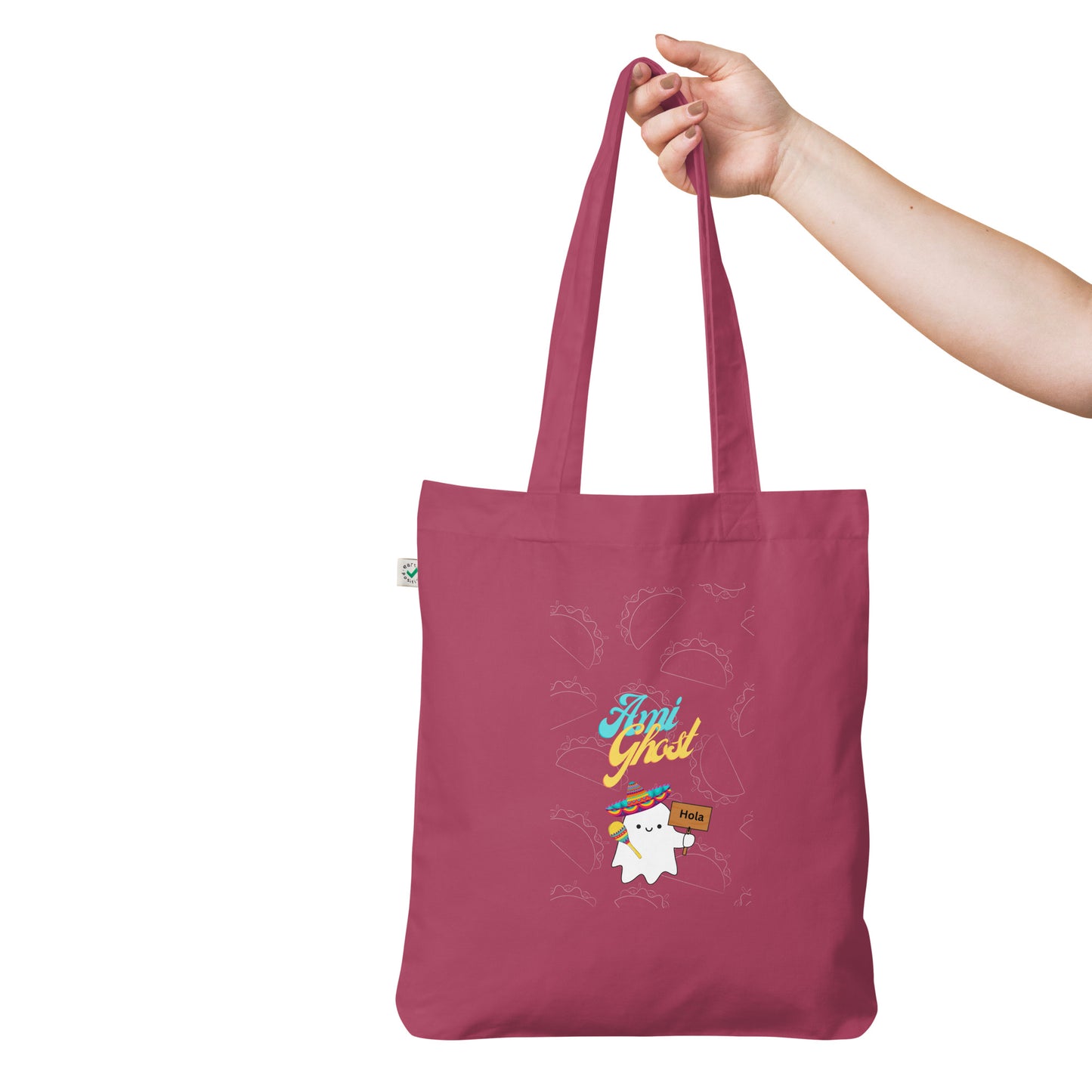 Amighost Organic fashion tote bag