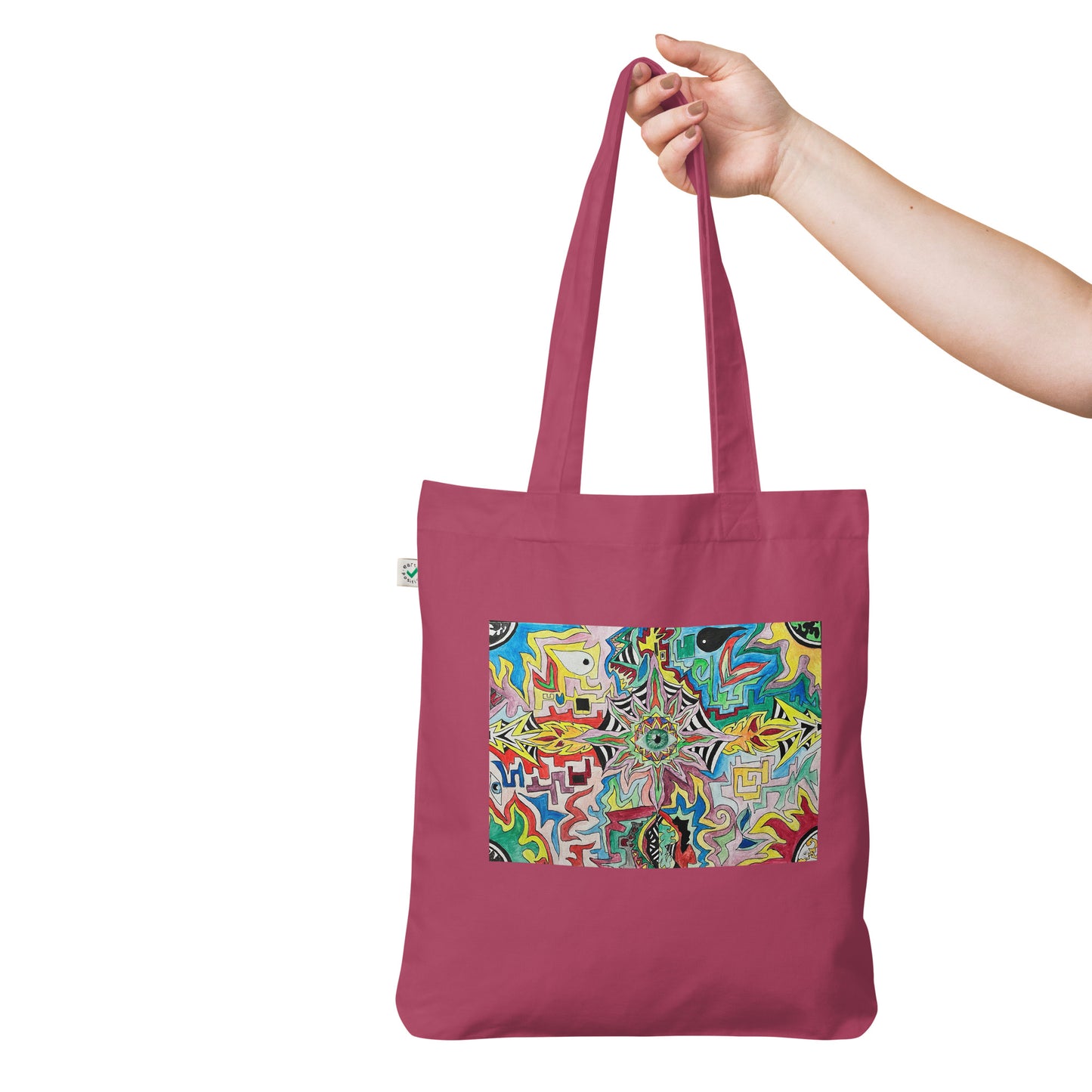 Vision Organic fashion tote bag