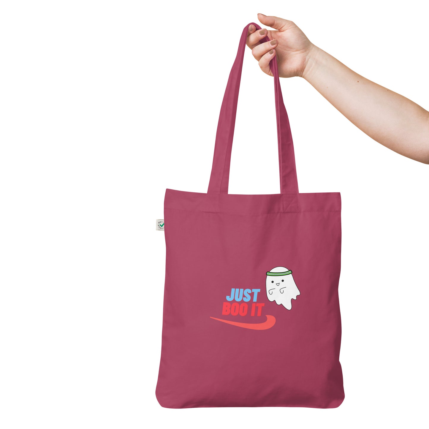 Just Boo It Organic fashion tote bag