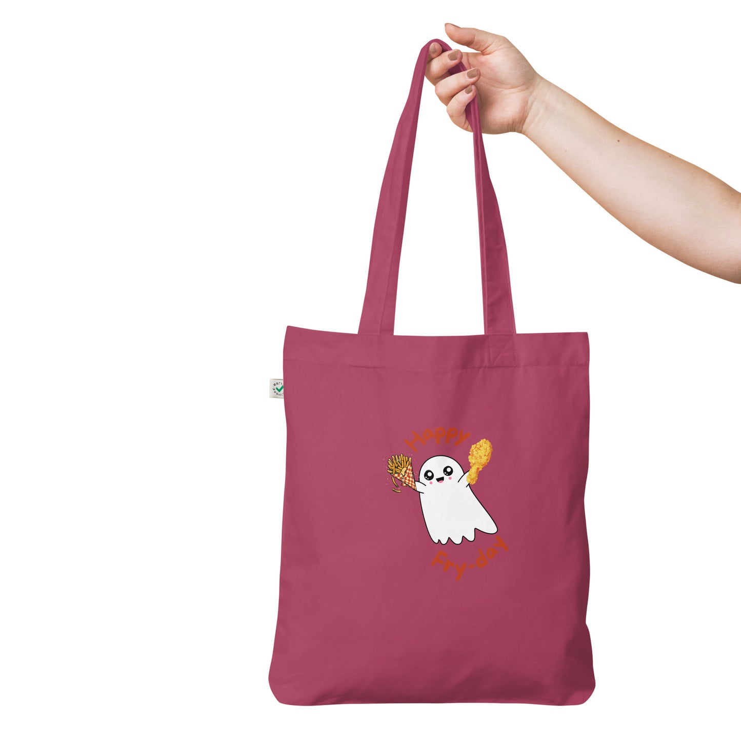 Happy Fry-day Organic fashion tote bag