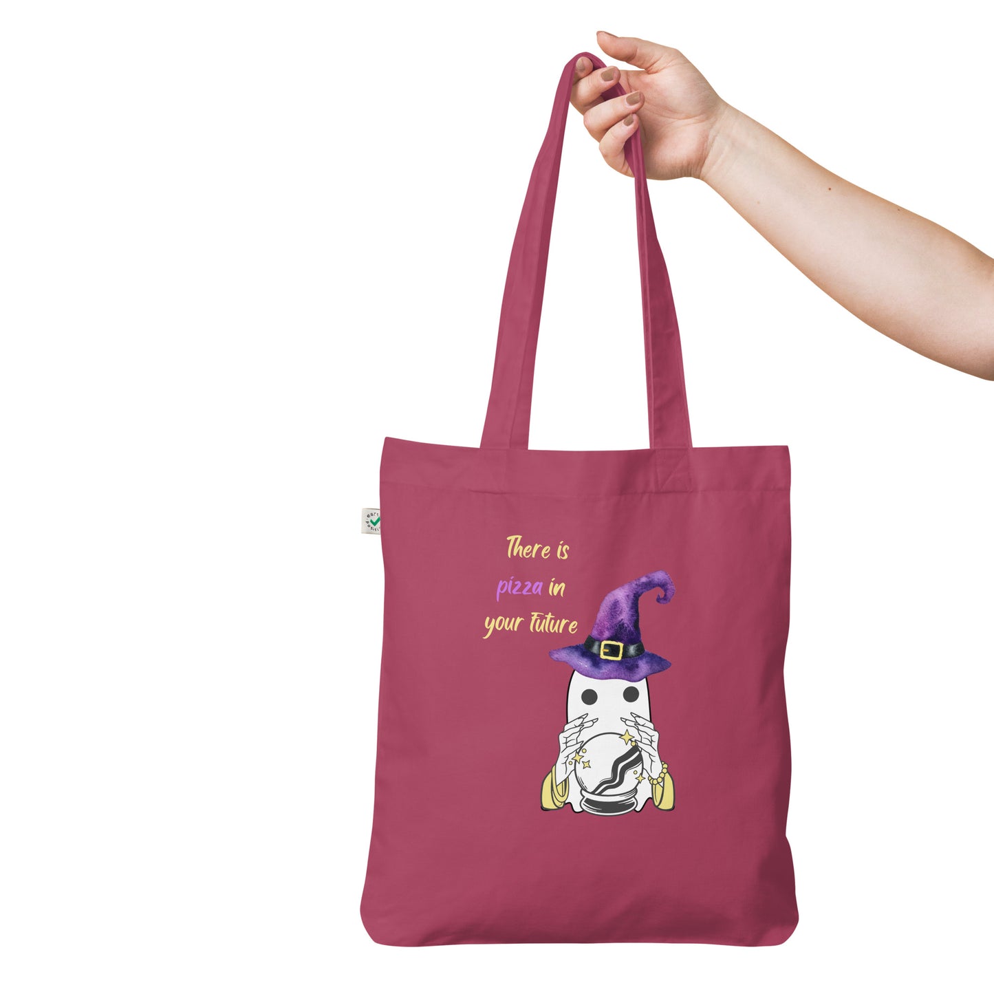 There is pizza in your future Organic fashion tote bag