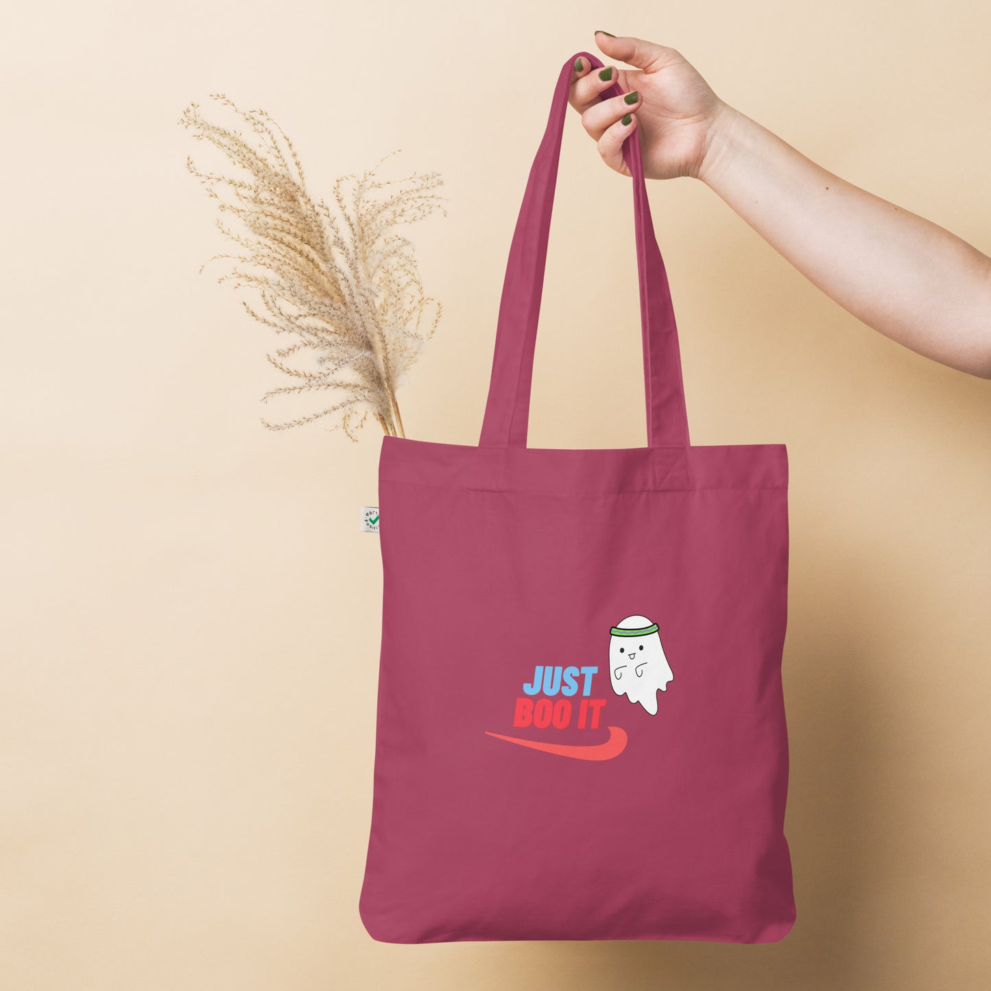 Just Boo It Organic fashion tote bag