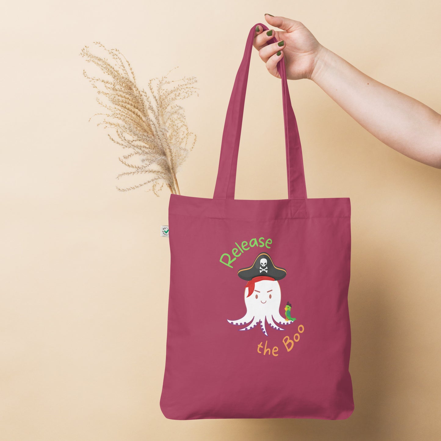 Release the Boo Organic fashion tote bag