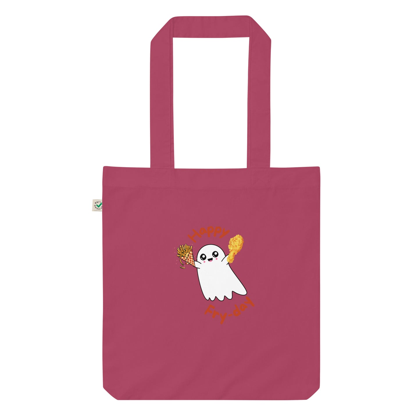 Happy Fry-day Organic fashion tote bag