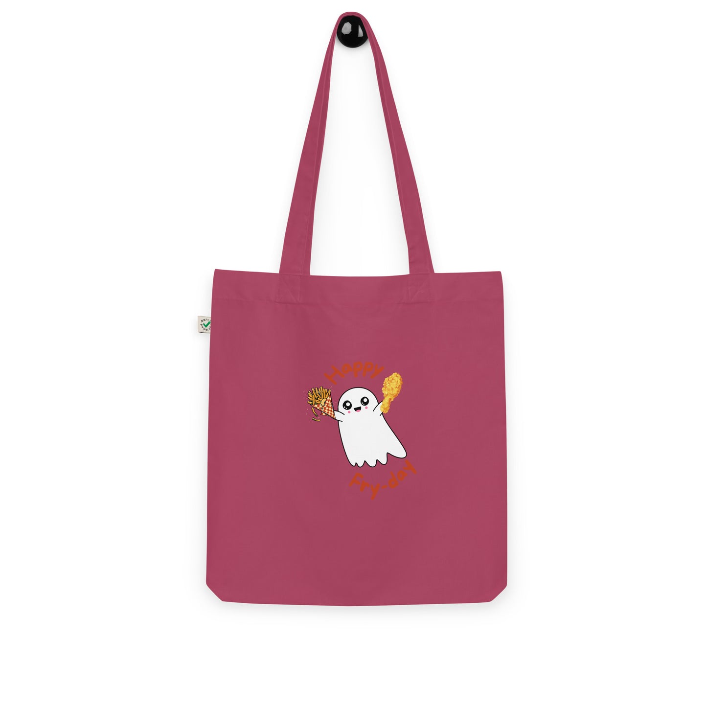 Happy Fry-day Organic fashion tote bag