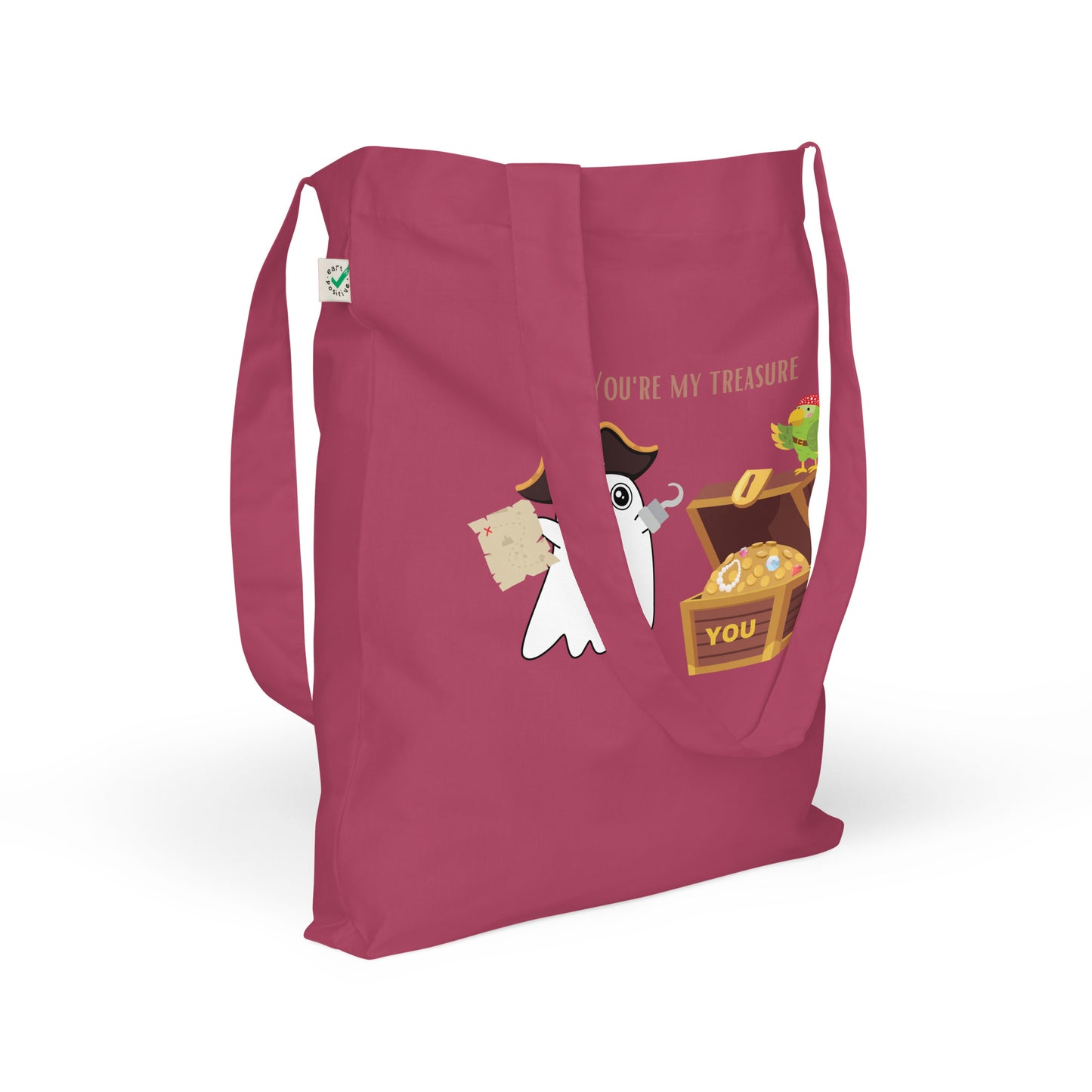 You're my treasure Organic fashion tote bag