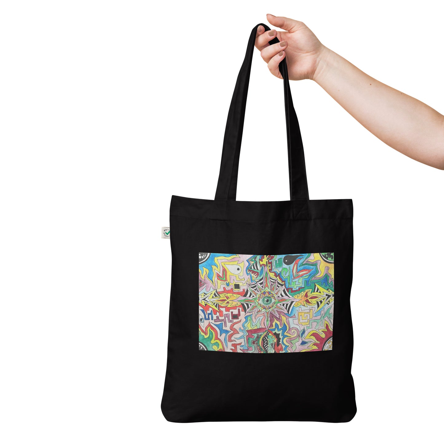 Vision Organic fashion tote bag