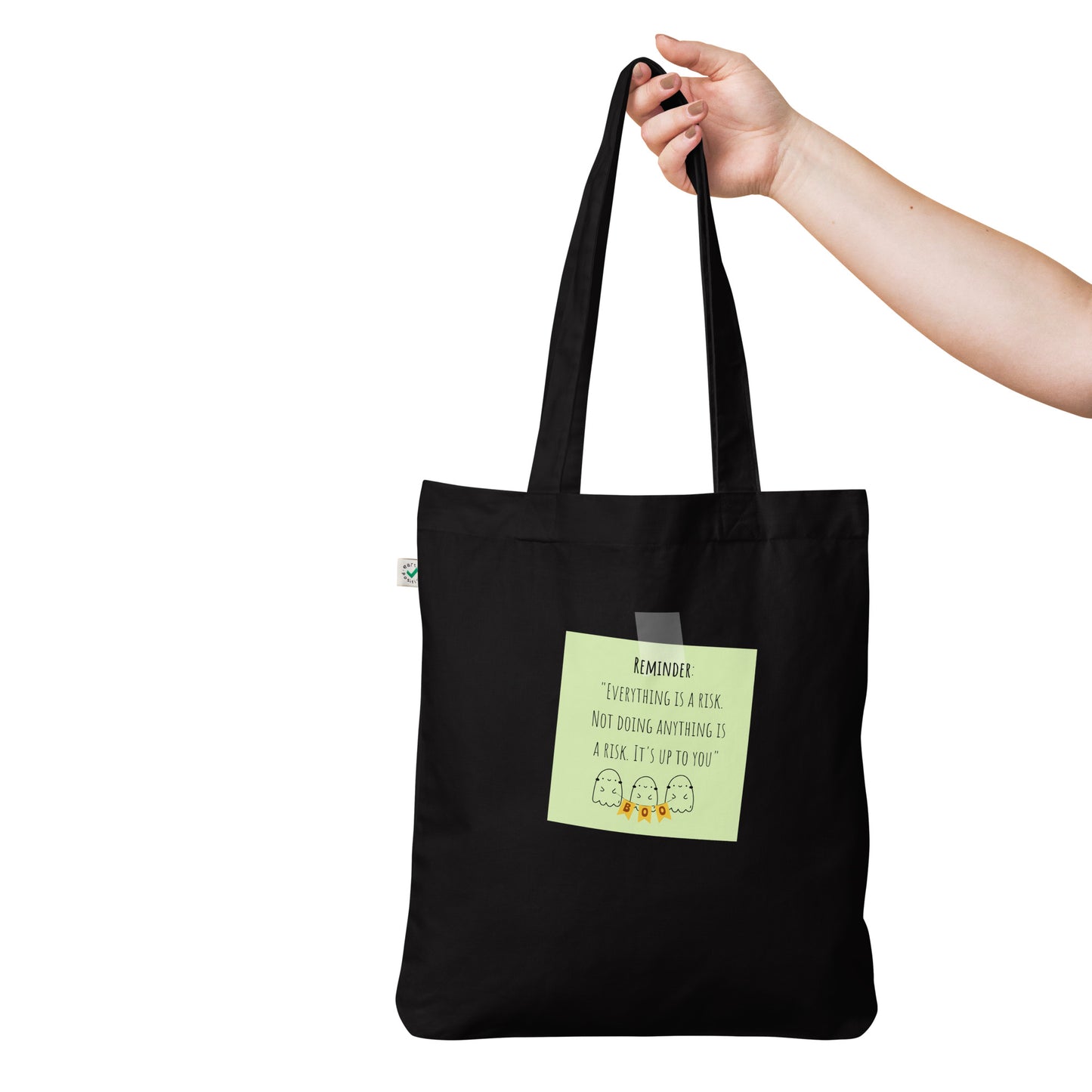 Reminder Organic fashion tote bag