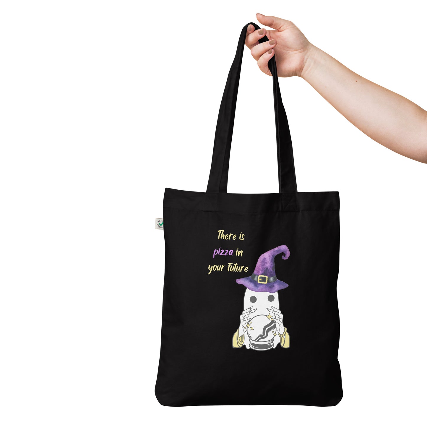 There is pizza in your future Organic fashion tote bag