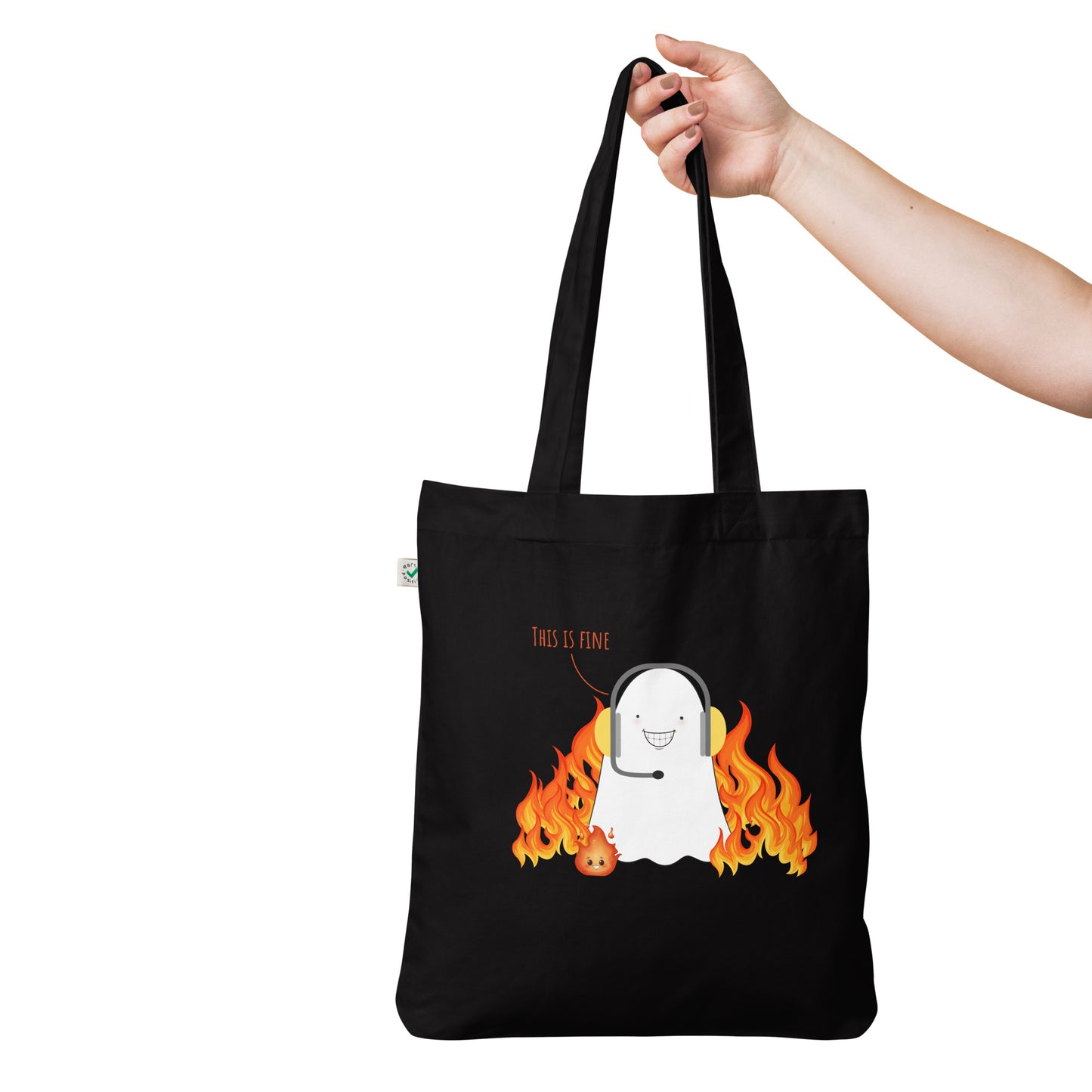 This is fine Organic fashion tote bag