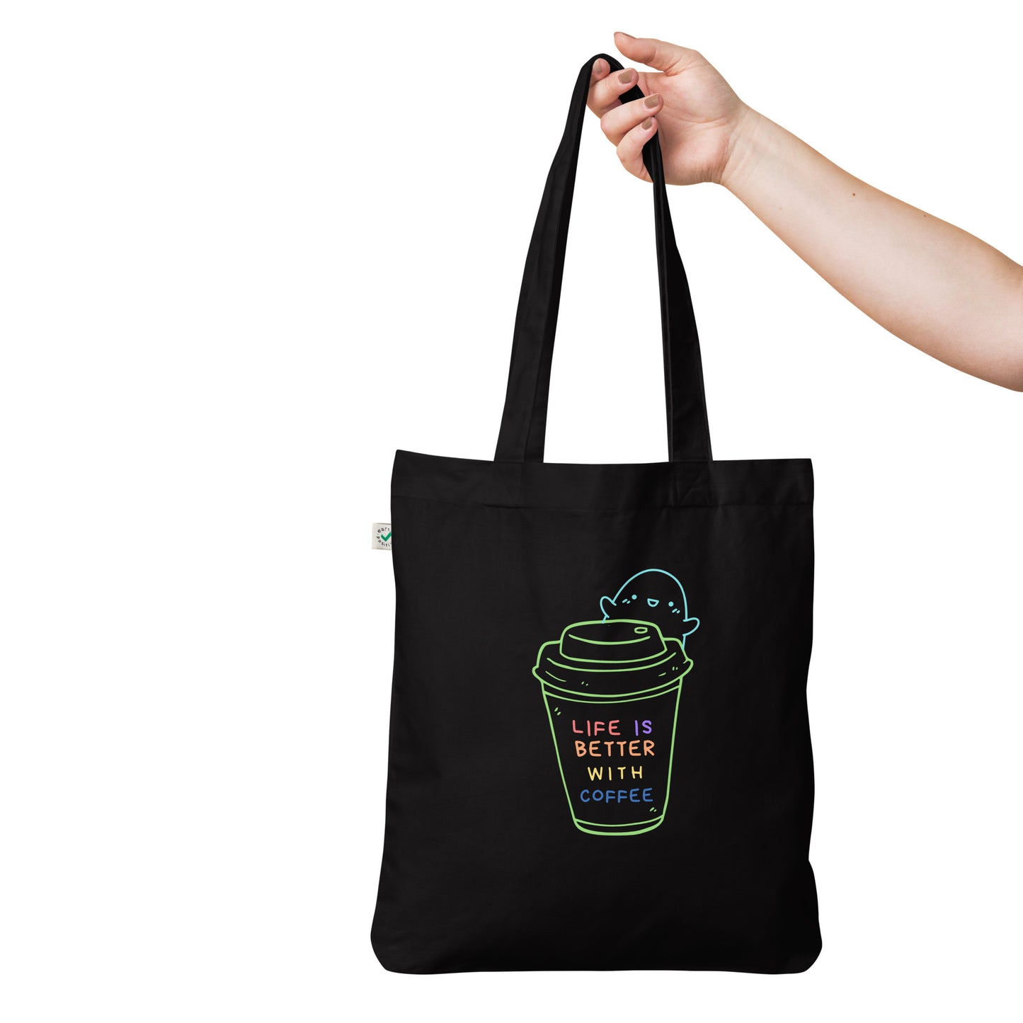 Coffee Organic fashion tote bag