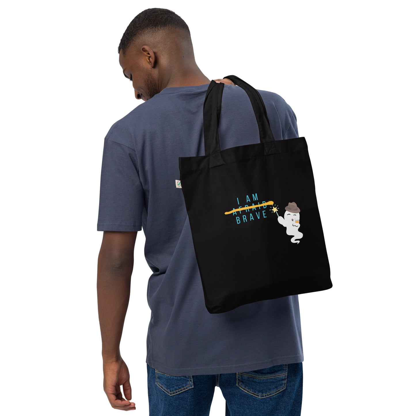 Brave Organic fashion tote bag