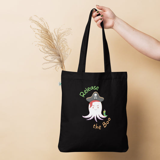 Release the Boo Organic fashion tote bag