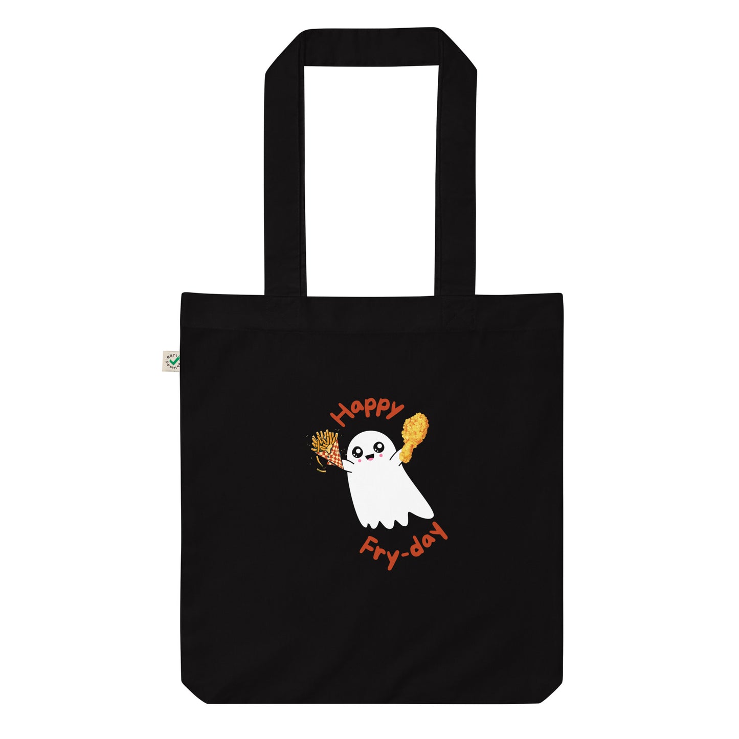 Happy Fry-day Organic fashion tote bag