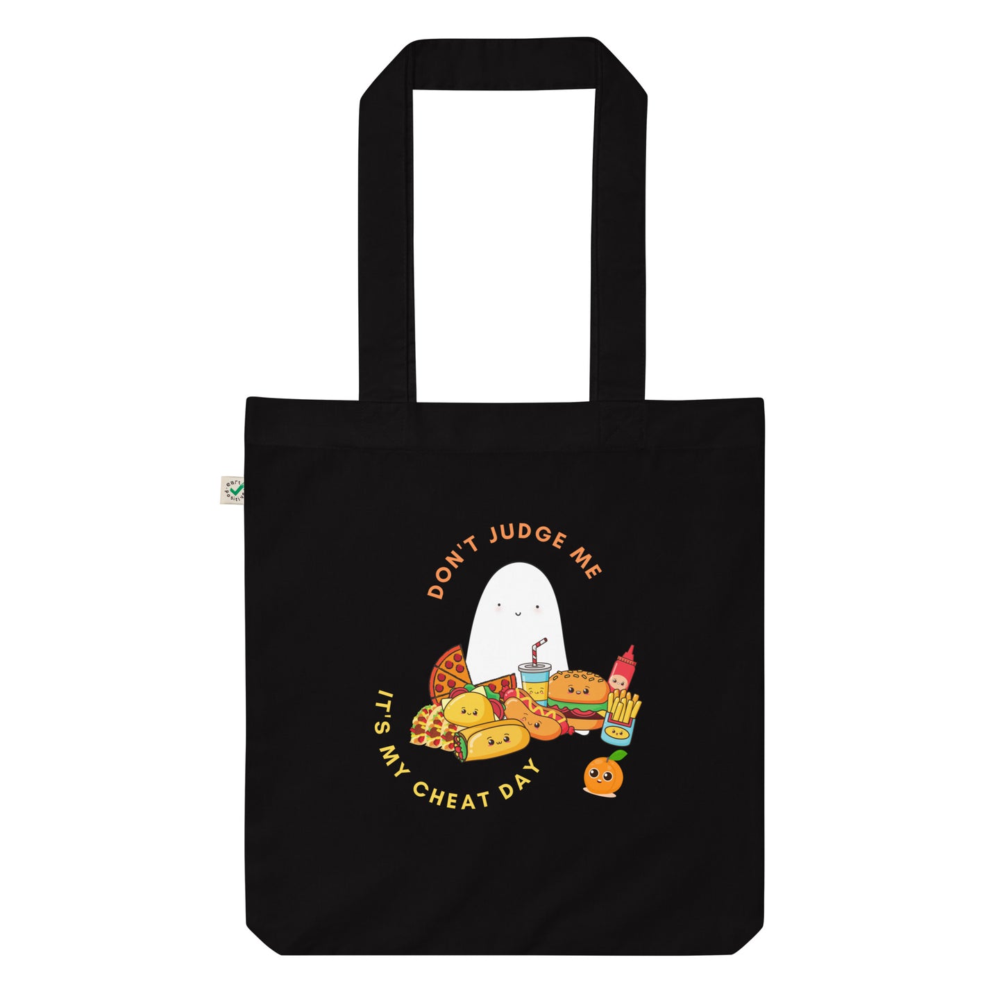 Cheat day Organic fashion tote bag